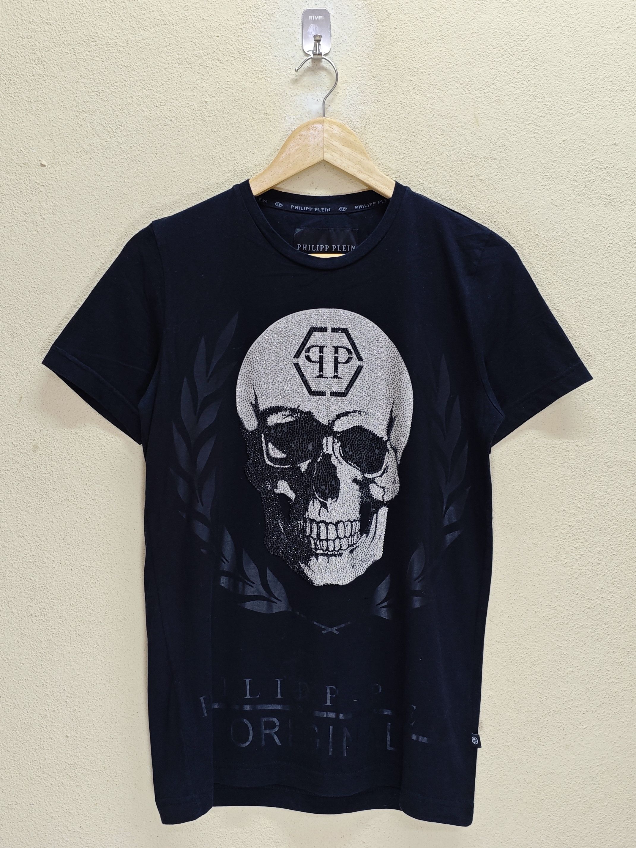 Philipp Plein PHILIPP PLEIN Originals Crystal Skull Black S Tshirt Tee Size US S / EU 44-46 / 1 - 2 Thumbnail