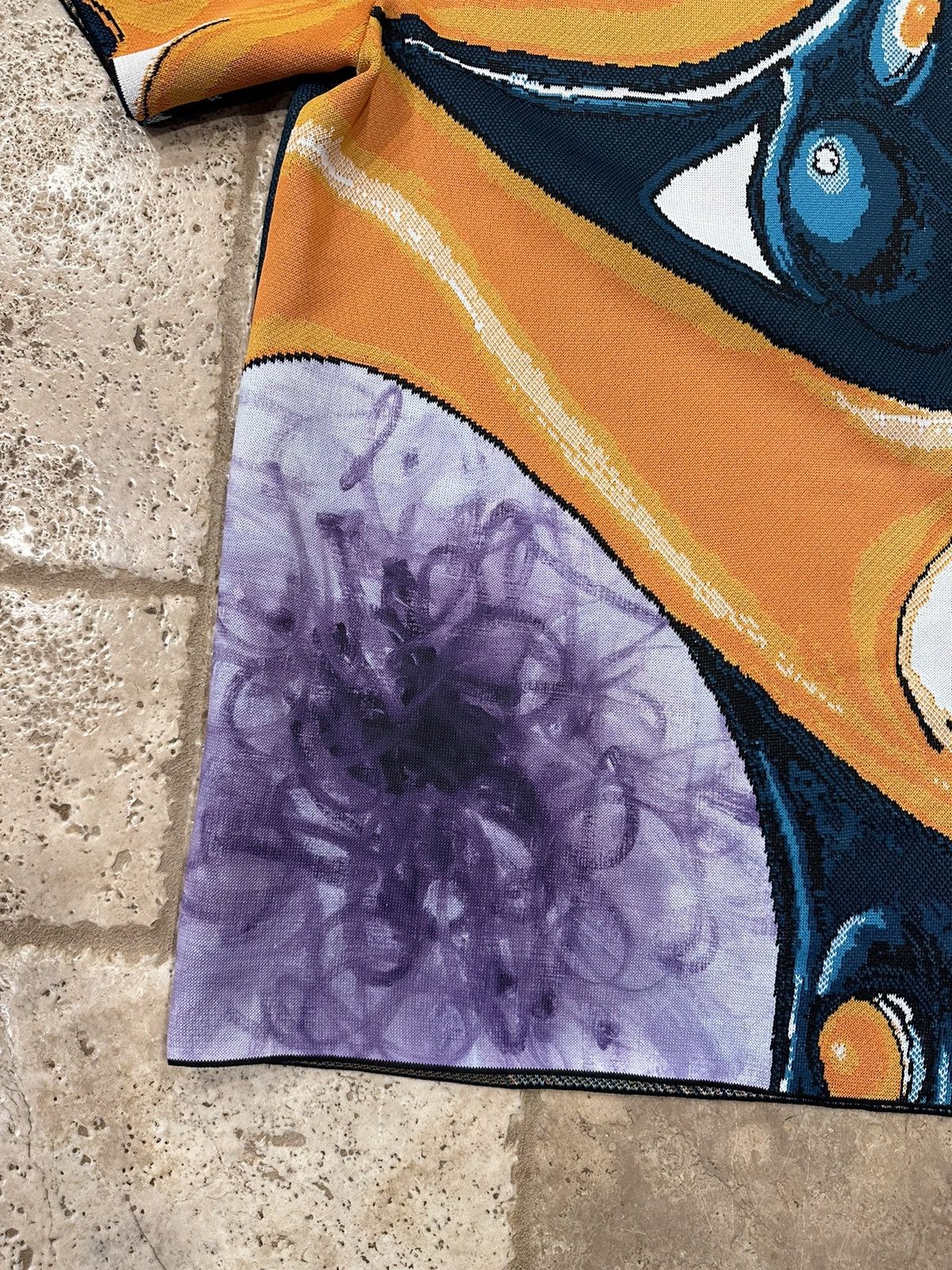 Dior Dior x Kenny Scharf SS21 Crossover Grapic Knit T-Shirt Size US M / EU 48-50 / 2 - 9 Thumbnail