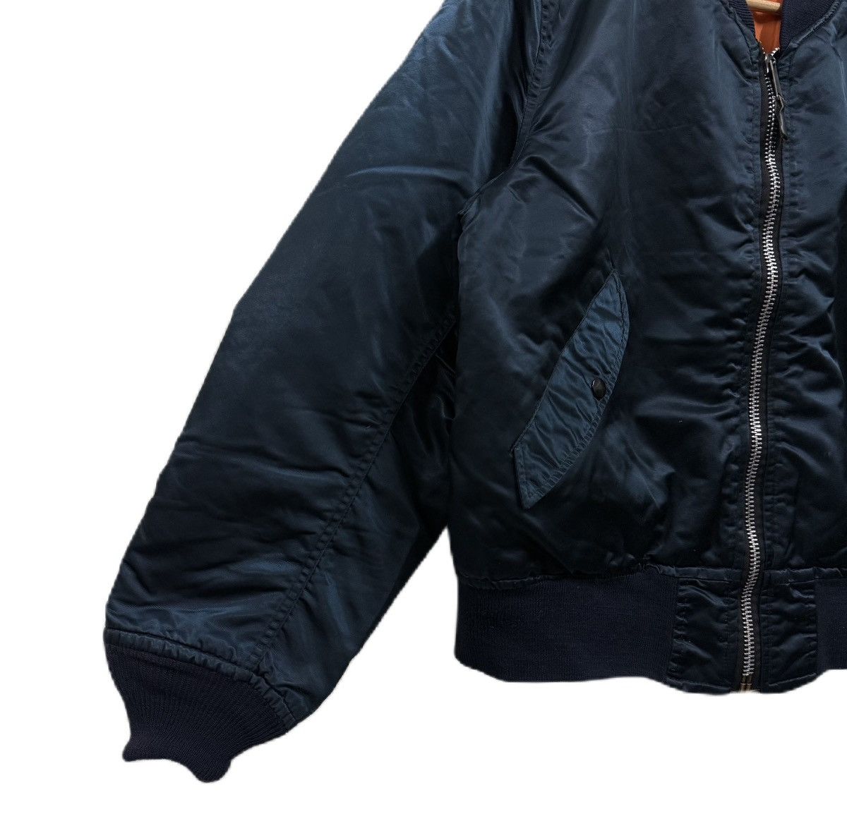 Alpha Industries Vintage Corinth MFG Ma1 Bomber Jacket Reversible Size US XL / EU 56 / 4 - 4 Thumbnail