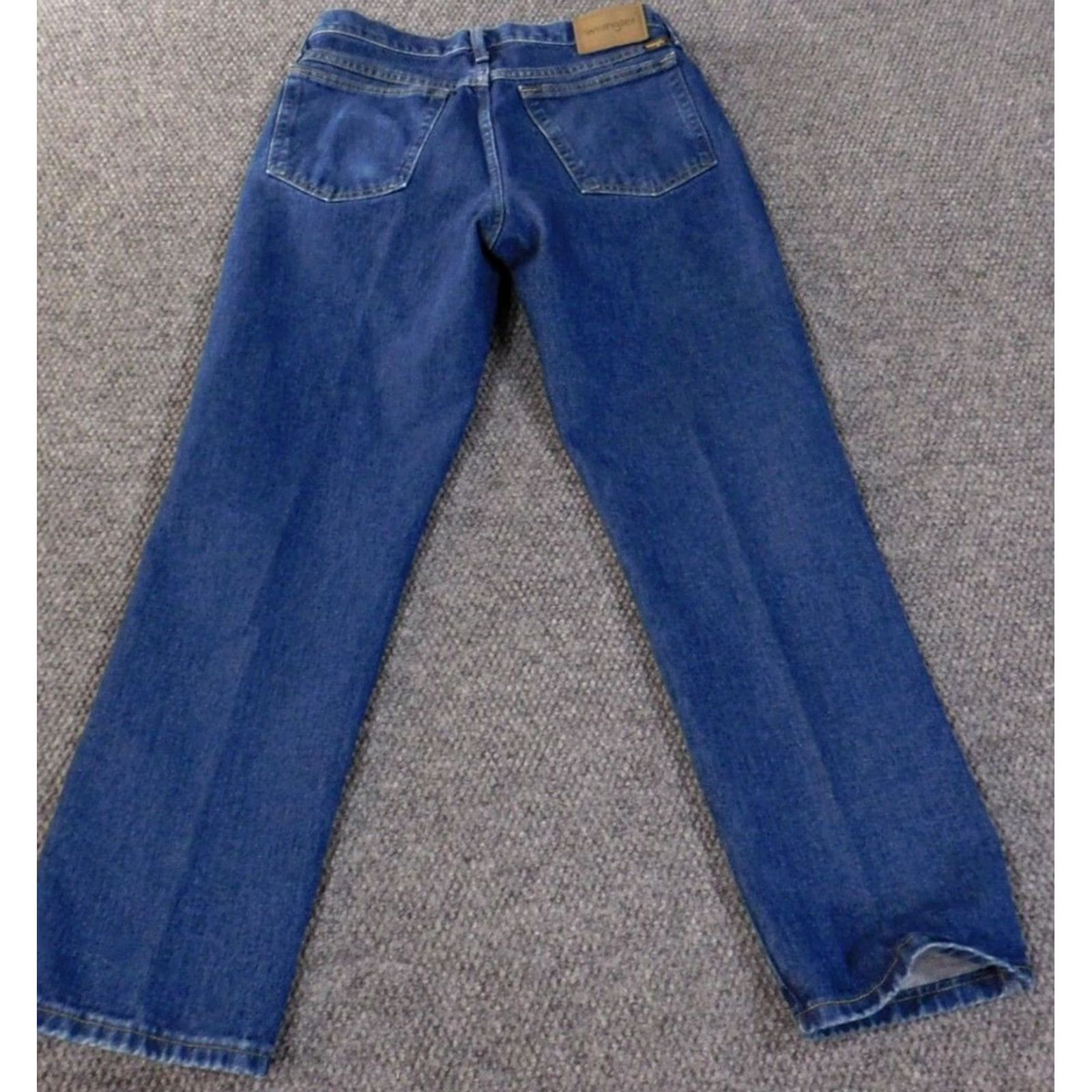 Wrangler Wrangler Jeans Mens 32x30 Blue Straight Workwear Outdoors Rugged Denim Jeans Size US 32 / EU 48 - 6 Thumbnail