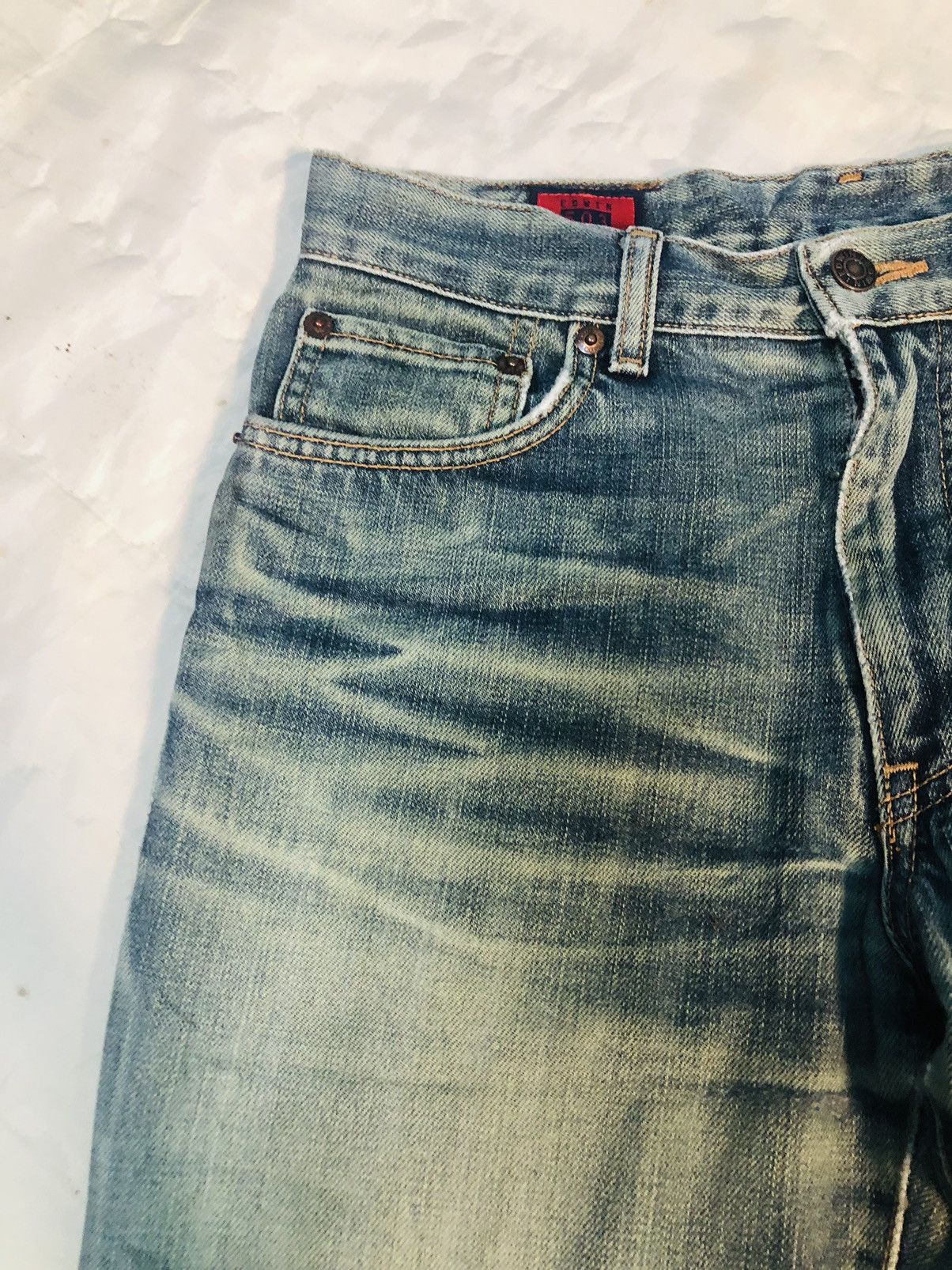 Edwin × Japanese Brand Edwin Distressed Jeans (3) Size US 28 / EU 44 - 6 Thumbnail