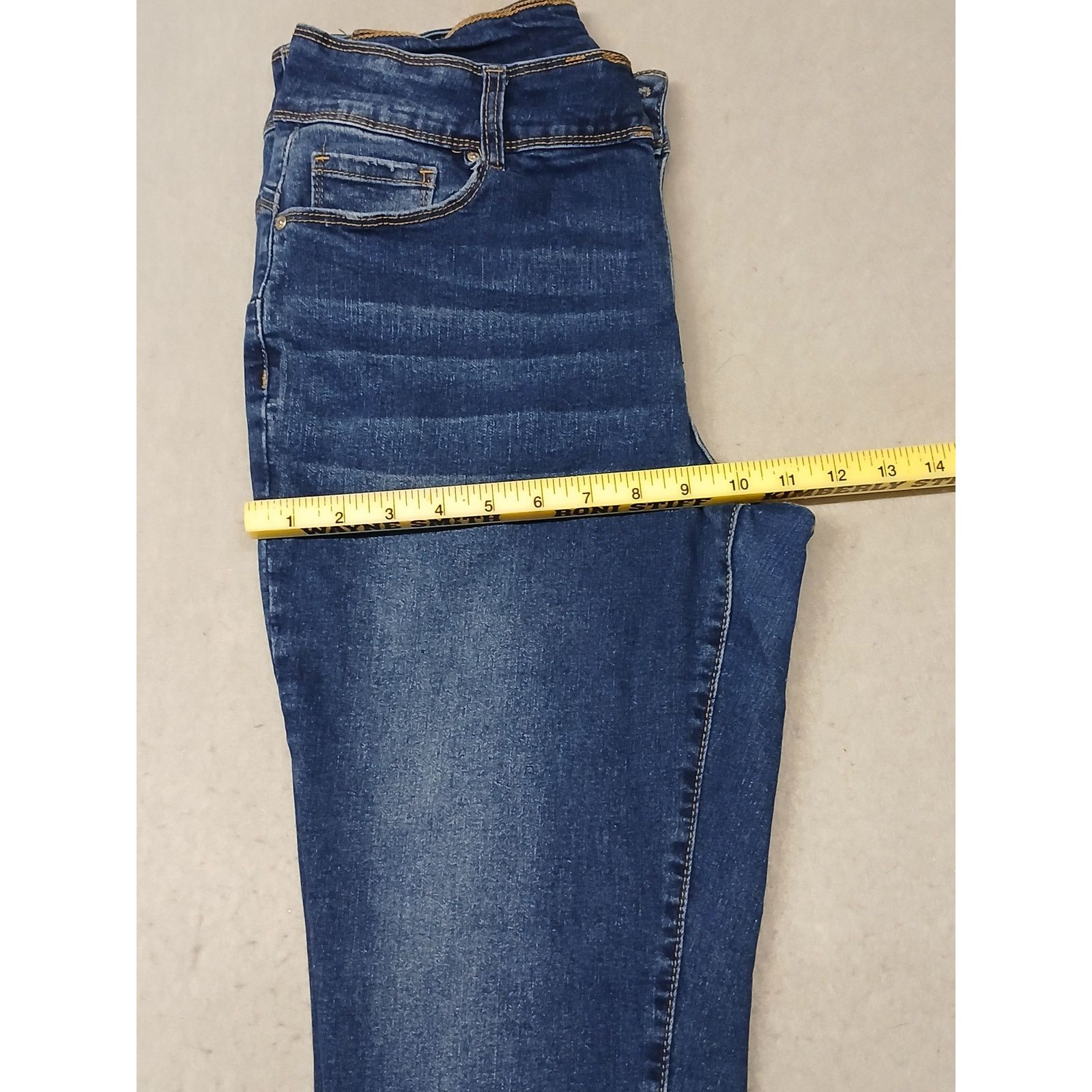 Other Honey & Bristle (16W) Womens Skinny Stretch Blue Denim Jeans Size 30" / US 8 / IT 44 - 6 Thumbnail