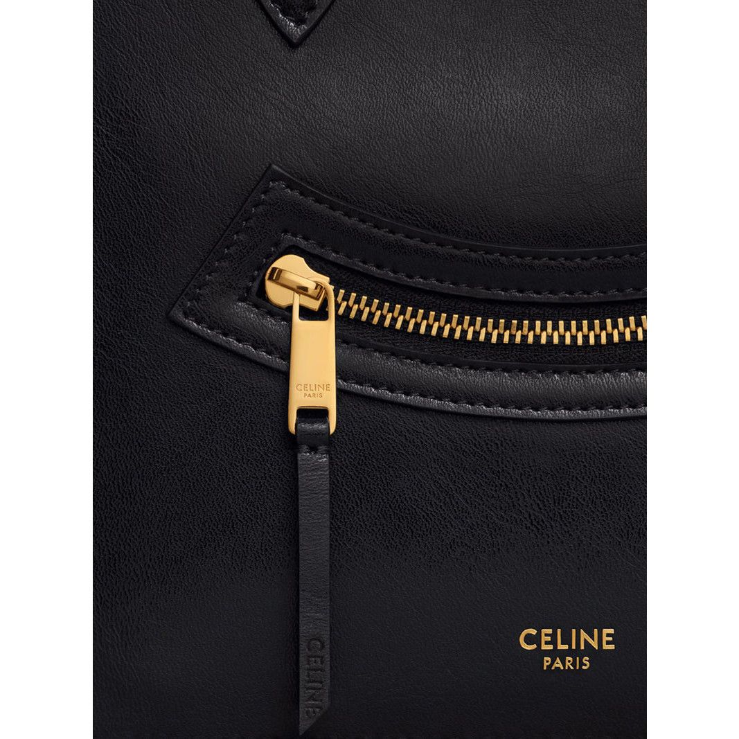 Celine CELINE $990 Black Medium Pouch Bag New & Authentic Size ONE SIZE - 4 Thumbnail