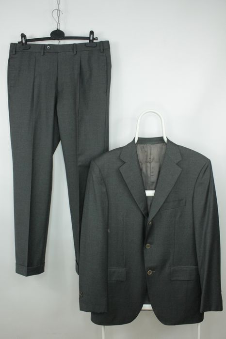 Raffaele Caruso Raffaele Caruso Loro Piana Fabric Gray Wool Formal