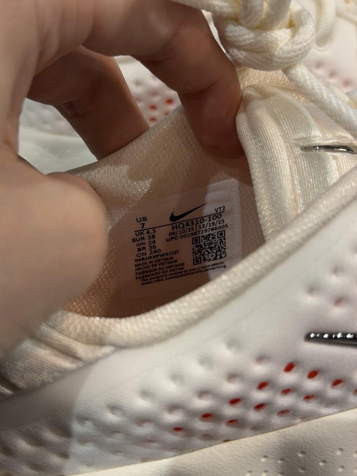 Nike Size 7W - Nike Mind 002 Women's Sail HQ4310-100 BRAND NEW Size US 7 / IT 37 - 9 Thumbnail