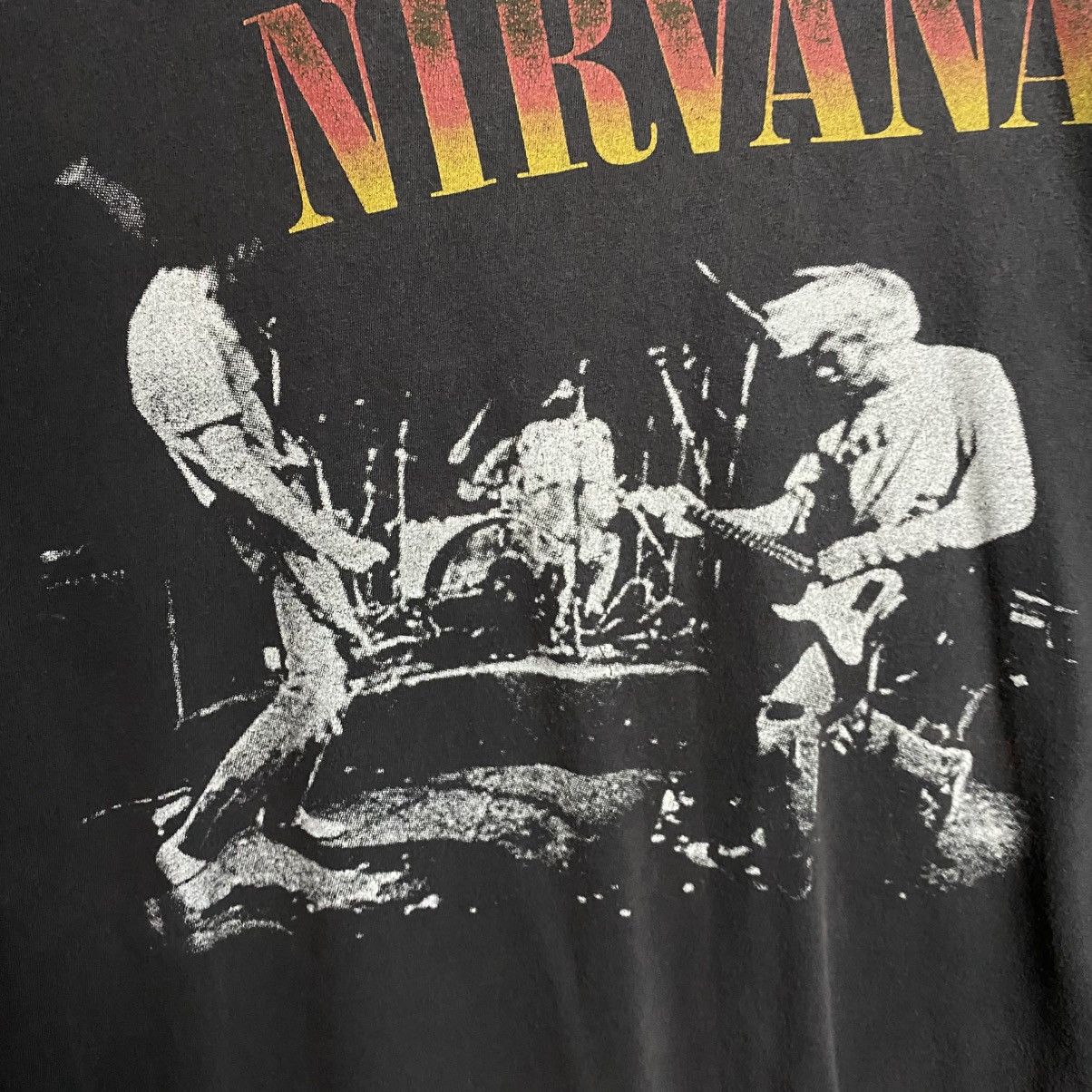 Band Tees Vintage Nirvana Big Logo 2000’s Curt Cobain Tee size M Size US M / EU 48-50 / 2 - 4 Thumbnail