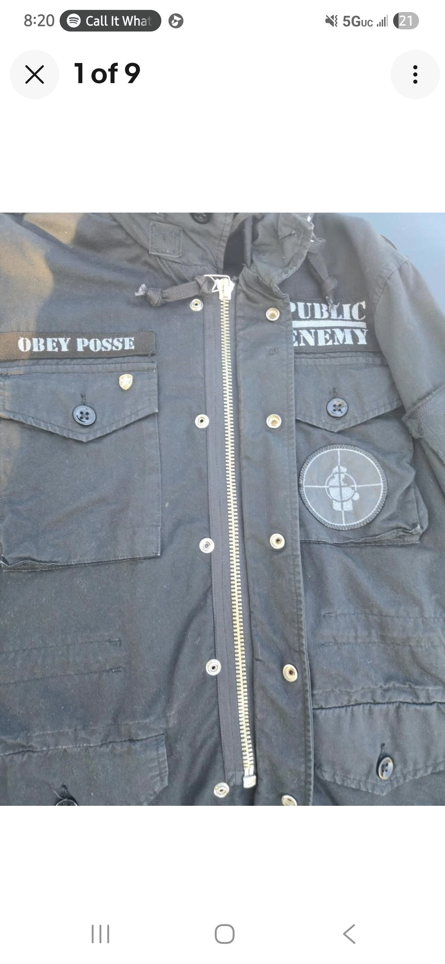 Obey 2008 Obey Propaganda x Public Enemy Jacket MEDIUM RARE Size US M / EU 48-50 / 2 - 2 Thumbnail