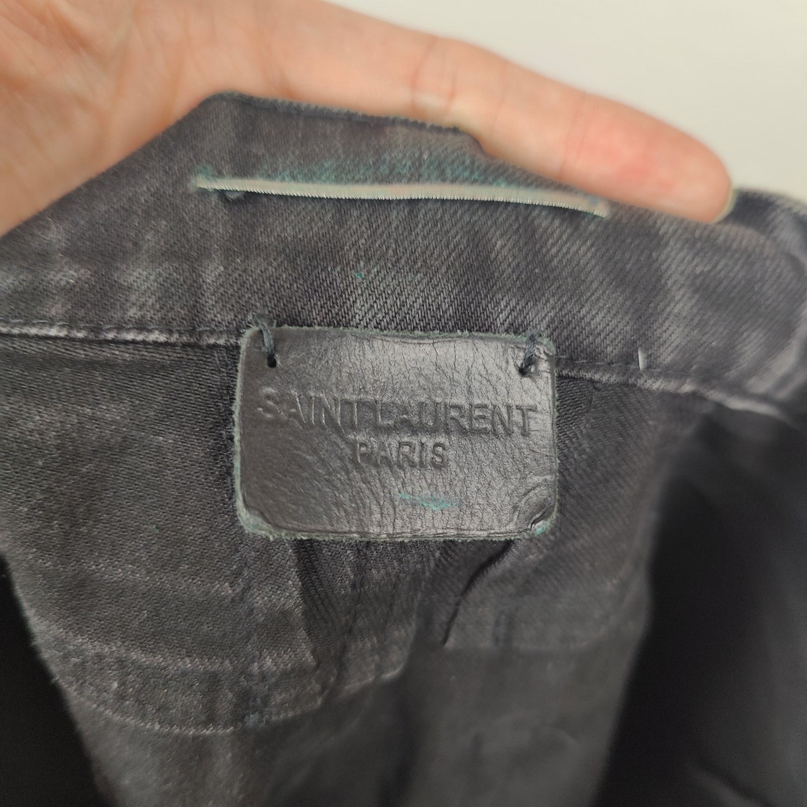 Saint Laurent Paris Saint Laurent Jeans Mens 32 Black Wash DO2 M/SK-LW Size US 32 / EU 48 - 9 Thumbnail