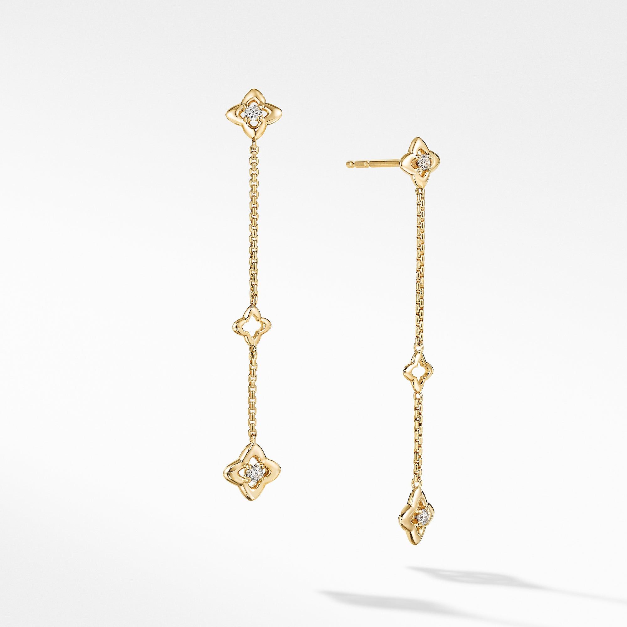 David Yurman o1w1db10325 Earrings in 18K Yellow Gold with Diamonds Size ONE SIZE - 1 Preview