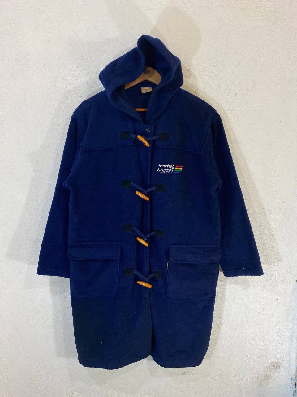 Benetton benetton formula one long wool jacket nice design` Size US L / EU 52-54 / 3 - 1 Thumbnail