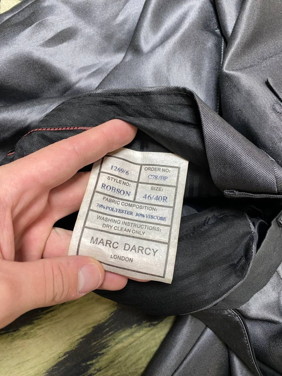 Vintage Vintage Marc Darcy Formal Trousers size 40R streetwear Size 40R - 3 Thumbnail