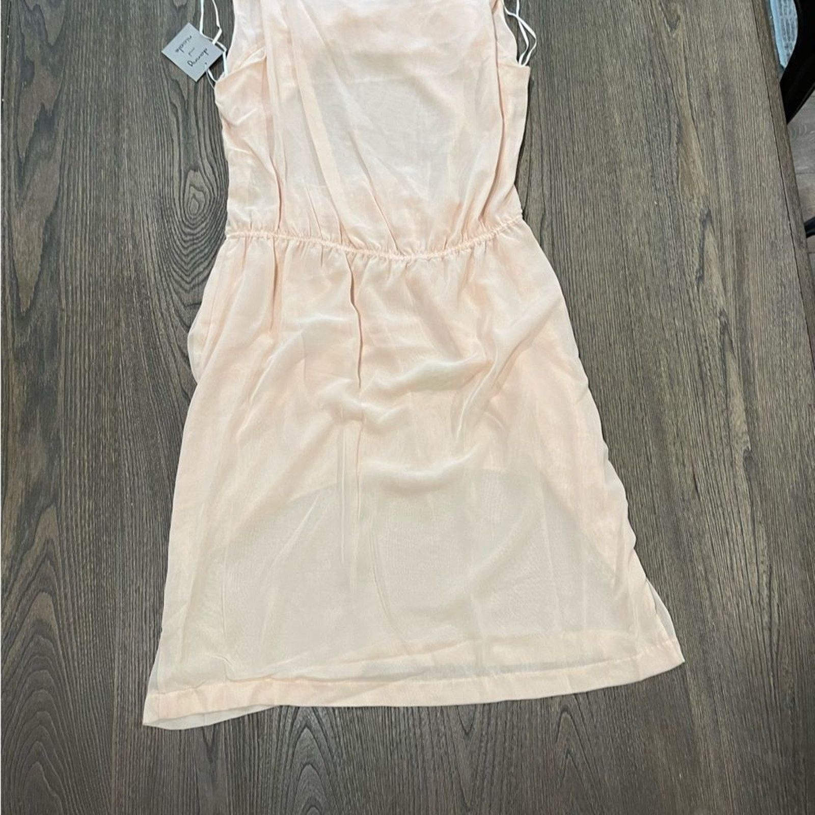 Danner NWT Danny and Nicole Dress Cream Sleeveless Chiffon Size 12 Size XL / US 12-14 / IT 48-50 - 5 Thumbnail