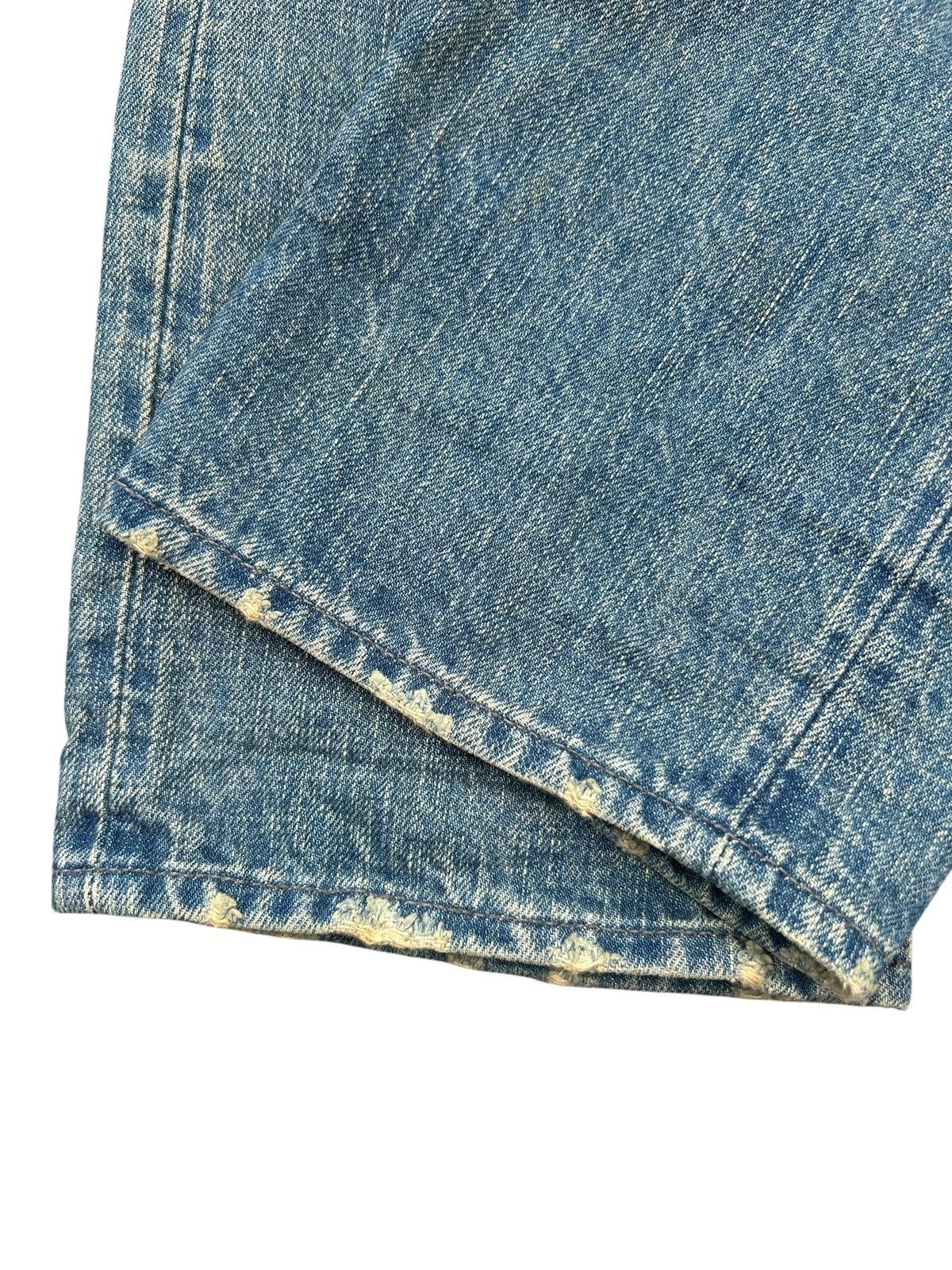 Helmut Lang HELMUT LANG NY SELVEDGE BUTTON FLY DISTRESSED DENIM JEANS Size US 34 / EU 50 - 6 Thumbnail