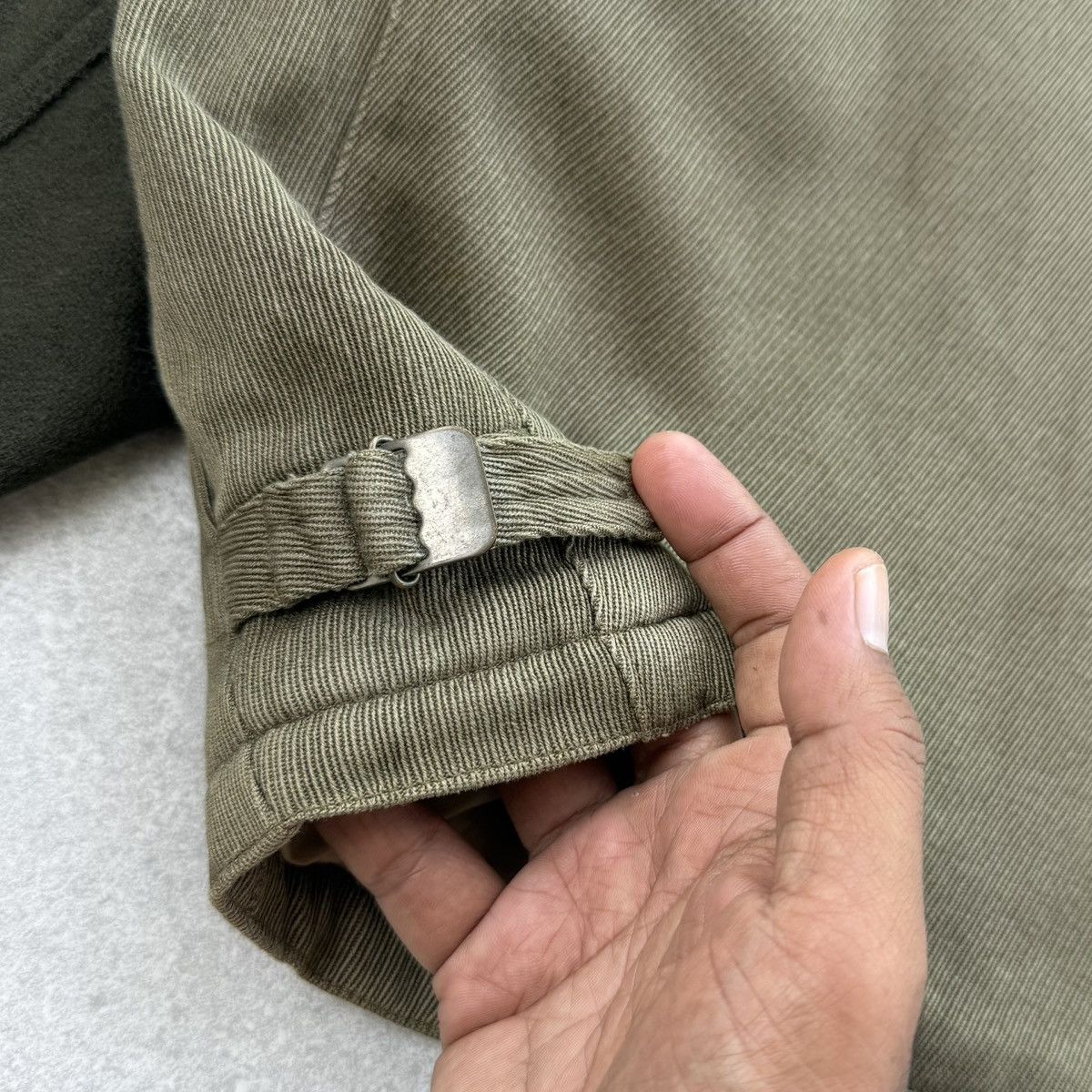 Vintage VTG Marina Del Rey Wool Bomber Jacket Olive Workwear Japan Size US M / EU 48-50 / 2 - 13 Thumbnail
