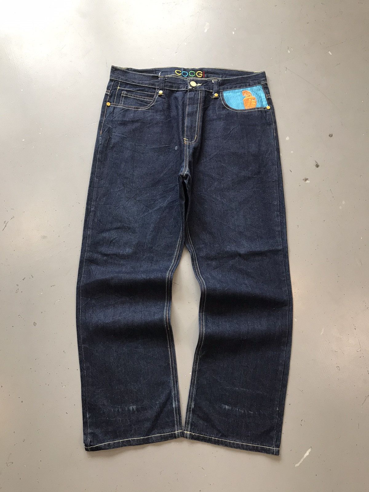 Coogi × Vintage Vintage Coogi thread parrot embroidered denim Size US 38 / EU 54 - 2 Thumbnail