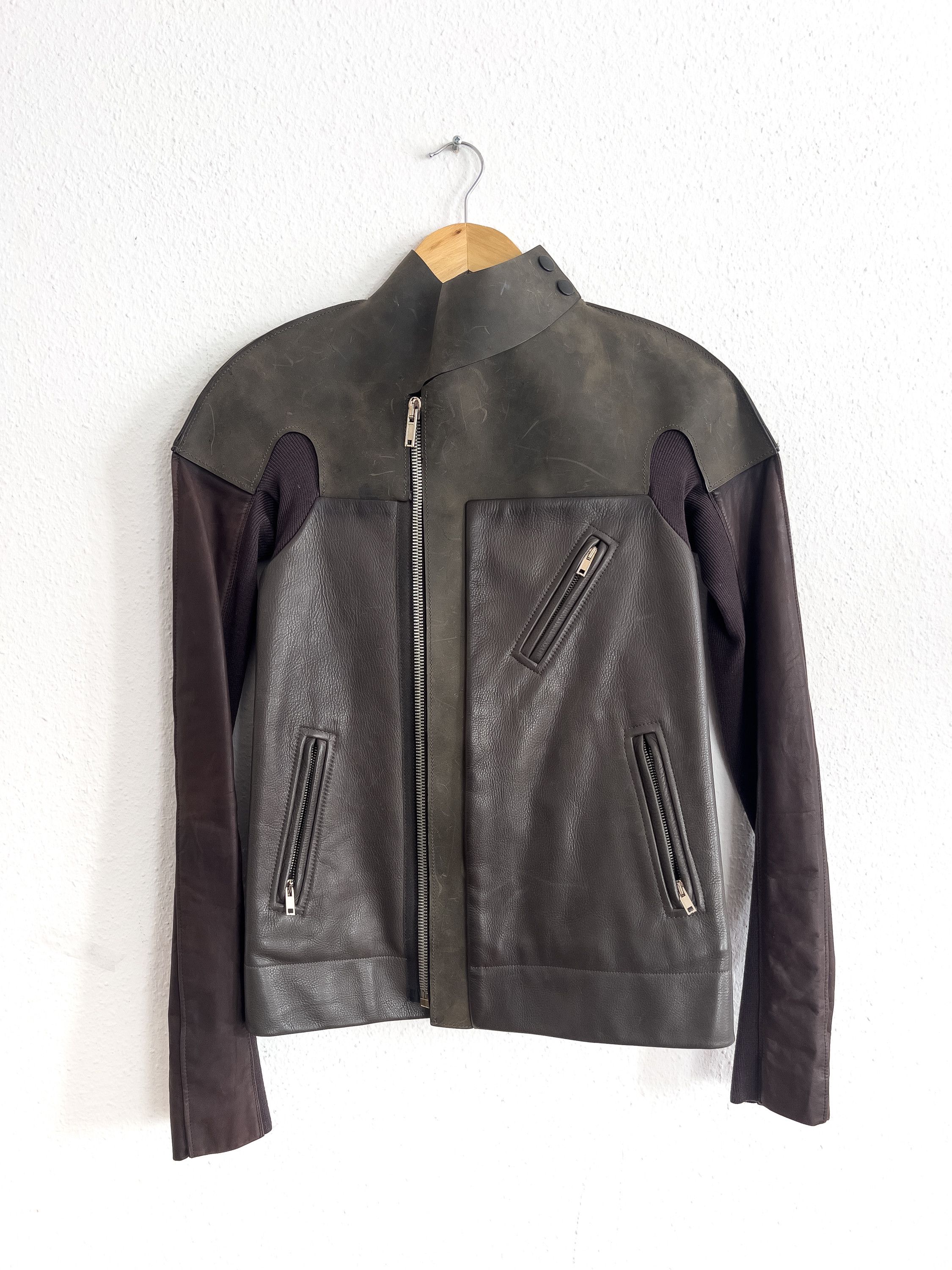 Rick Owens FW11 LIMO Leather Jacket Size XS / US 0-2 / IT 36-38 - 2 Thumbnail
