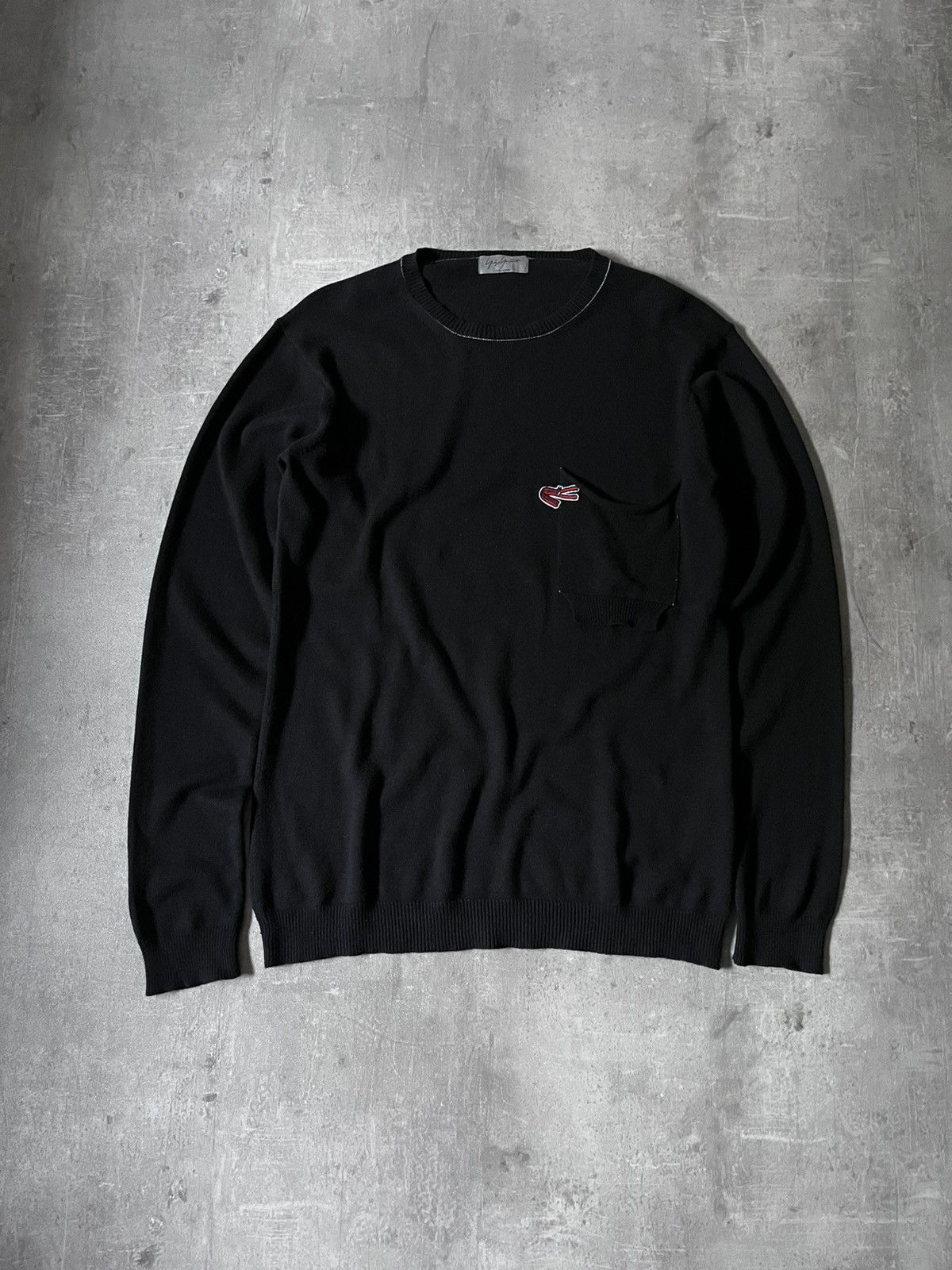 Yohji Yamamoto S/S 2011 sweater cotton cashmere black
