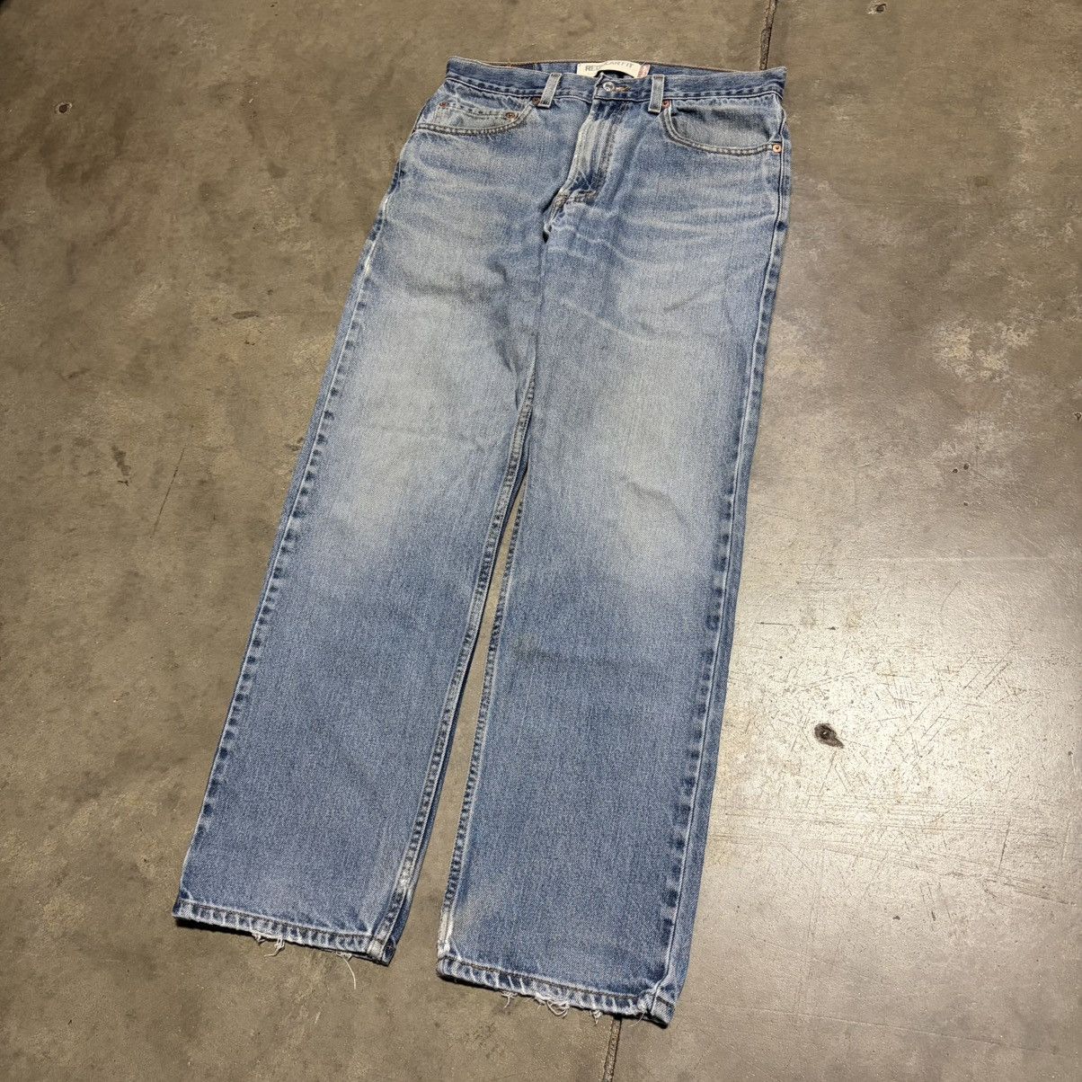 Levi's Vintage Levis 505 Jeans Straight Regular Fit Faded Washed Size US 32 / EU 48 - 2 Thumbnail