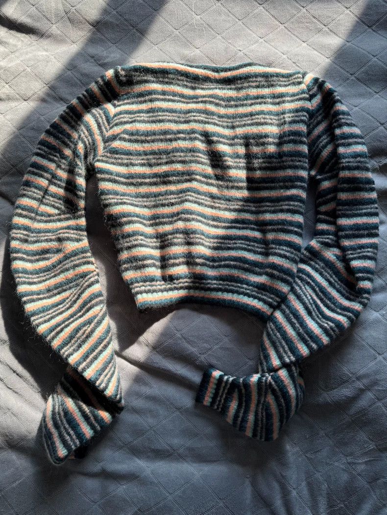Kiko Kostadinov Kiko Kostadinov23AW Striped Knitted Sweater Size US S / EU 44-46 / 1 - 4 Thumbnail