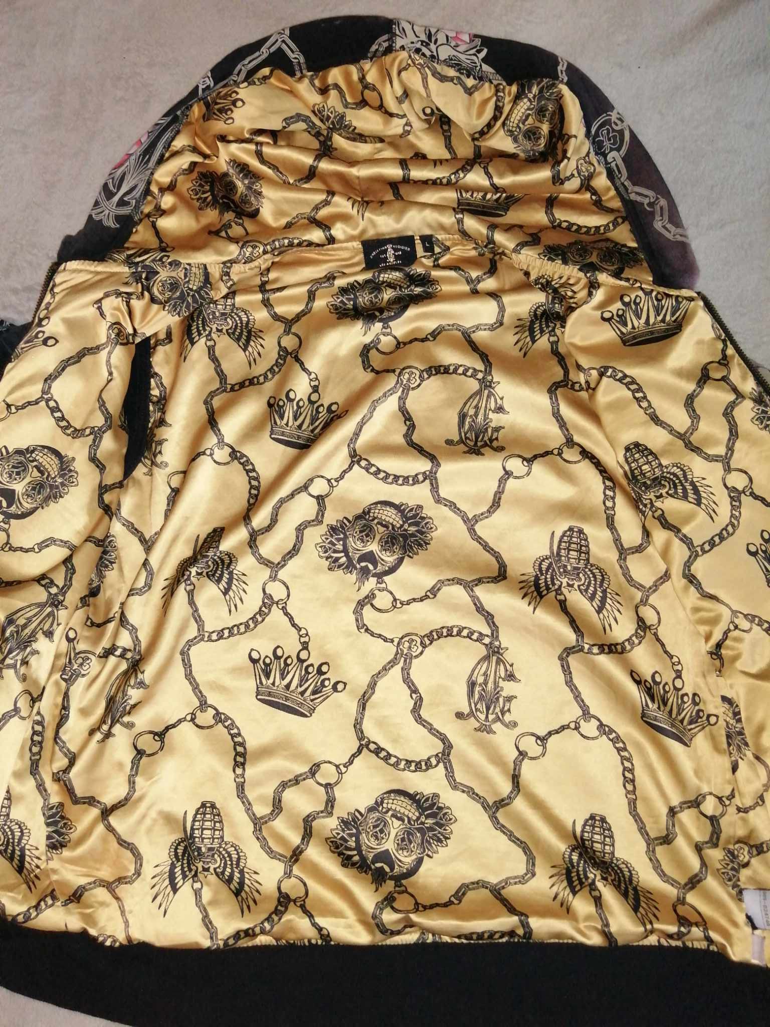Christian Audigier CHRISTIAN AUDIGIER Womens Zip Hoodie L Sweatshirt Vintage Size L / US 10 / IT 46 - 5 Thumbnail