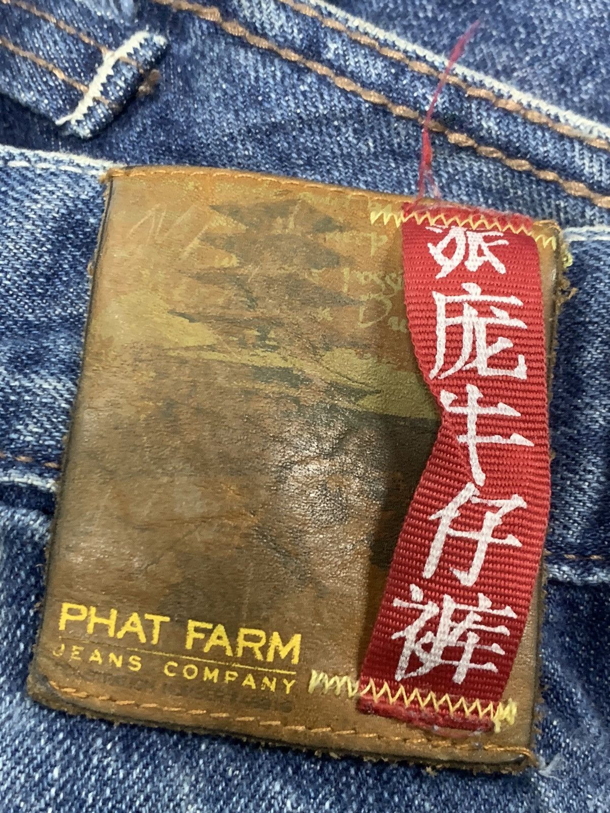 Phat Farm Phat Farm Y2K Baggy Denim Jeans Hip Hop Skate Fit Size US 42 / EU 58 - 10 Thumbnail