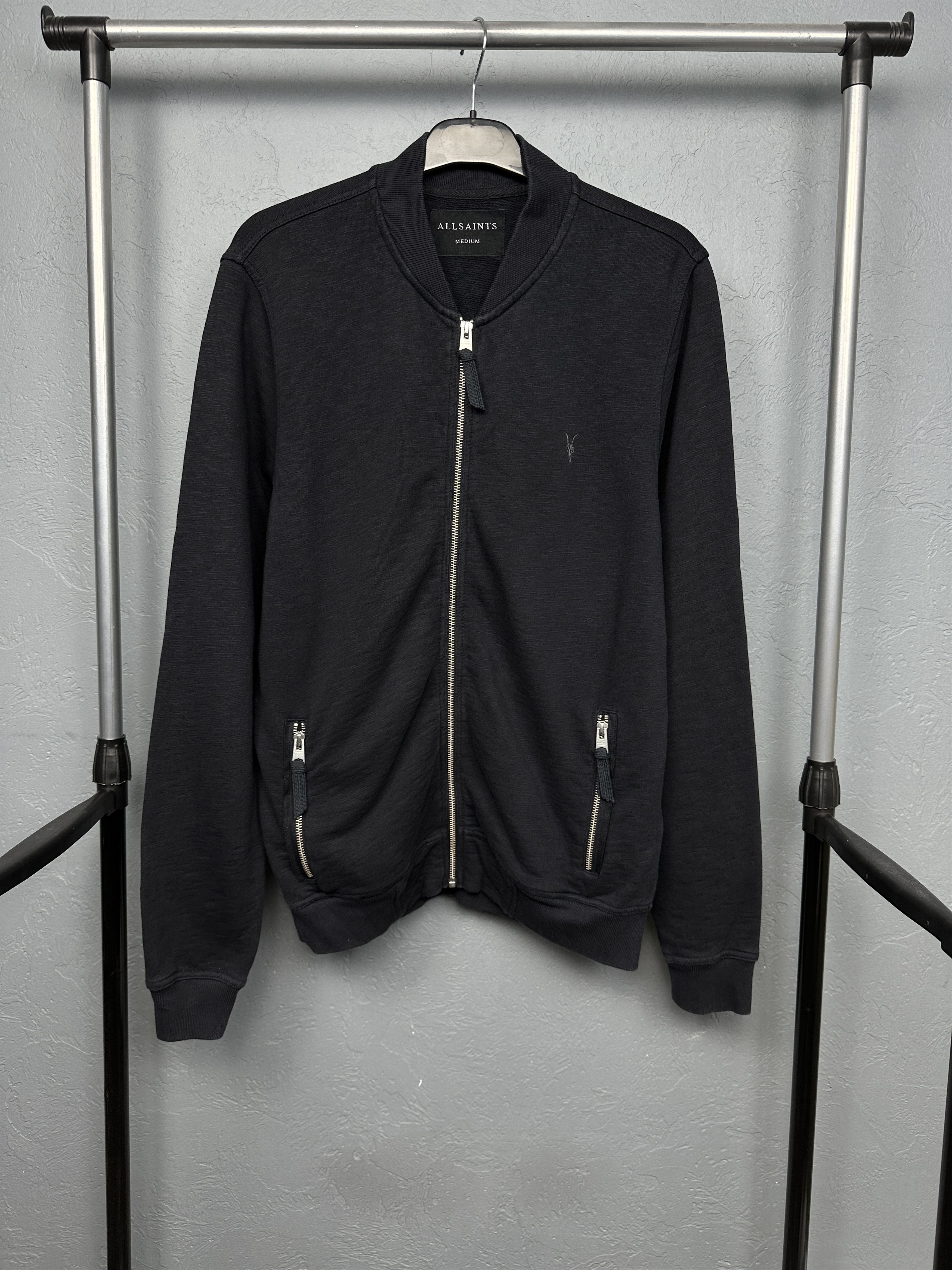 Allsaints Allsaints Vintage Mens Oldsen Bomber Jacket Zip Hoodie Size US M / EU 48-50 / 2 - 1 Thumbnail