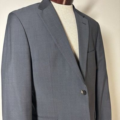 Hugo Boss Hugo Boss Gray Suit 40R Paolini Movio Wool Blazer Dress Pant Size 40R - 9 Thumbnail