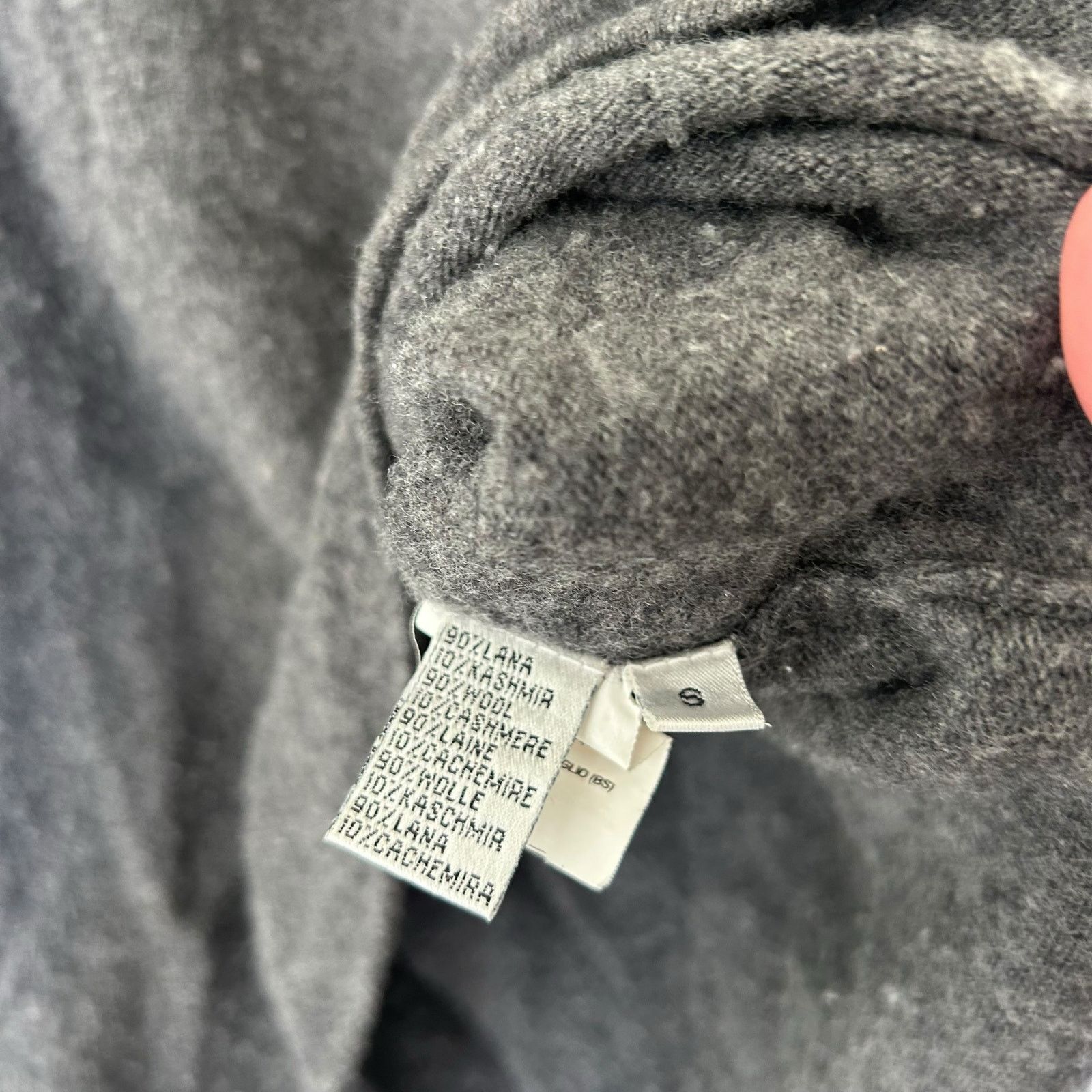 Other Rossopuro Gray Wool Cashmere Sweater Sz S Size S / US 4 / IT 40 - 4 Thumbnail