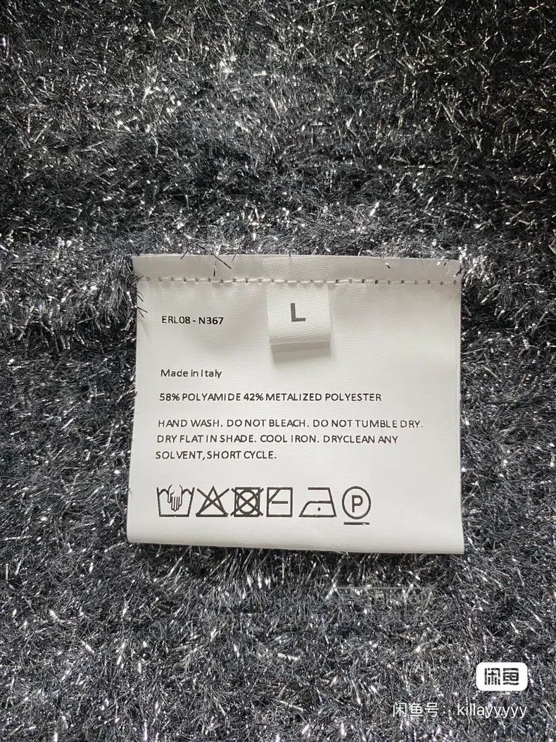 ERL ERL Silver Glitter Skull Print Glitter Skeleton Gradient R Size US L / EU 52-54 / 3 - 6 Thumbnail