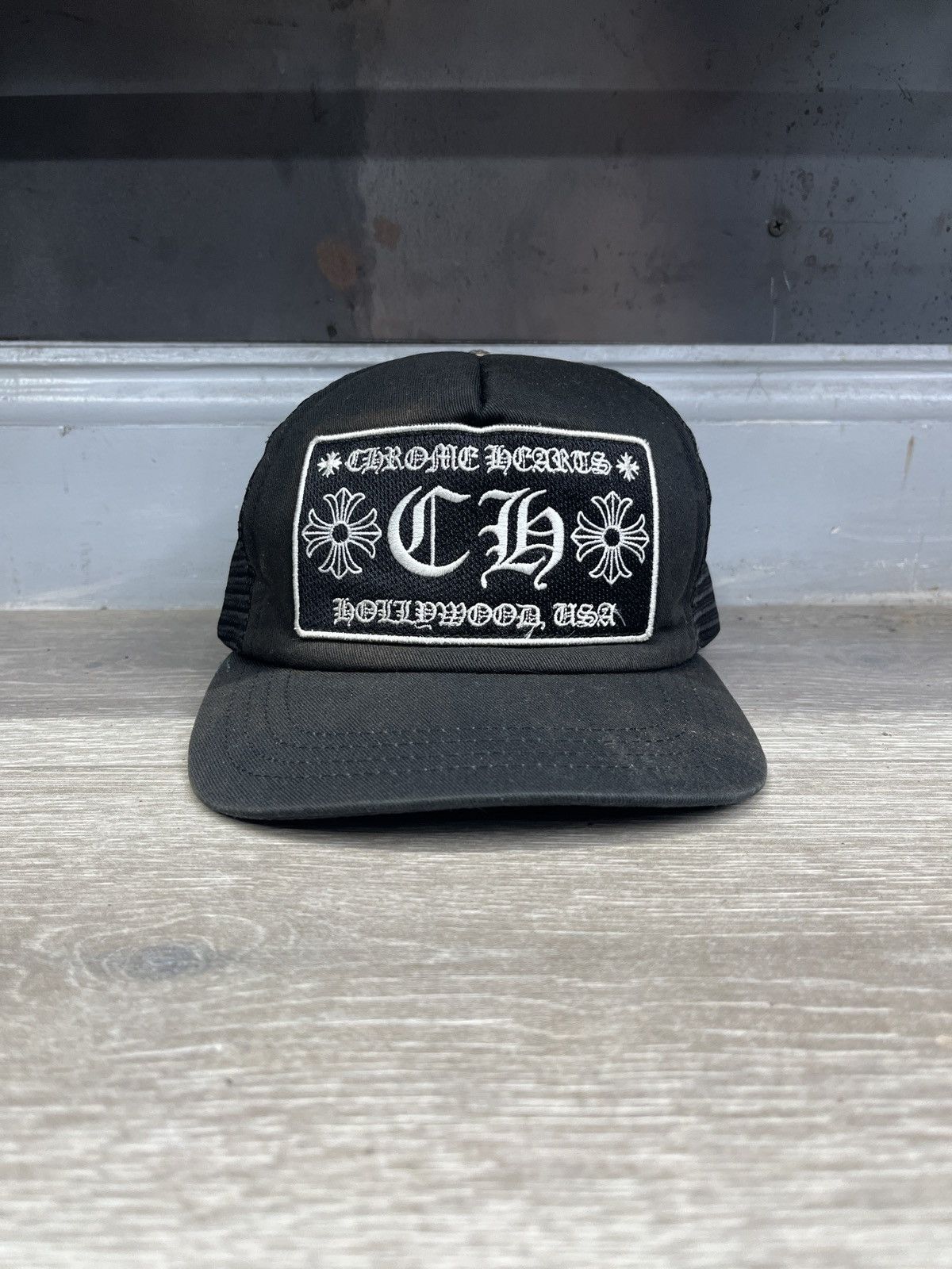 Chrome Hearts Chrome Hearts CH Hollywood trucker Hat Size ONE SIZE - 1 Thumbnail
