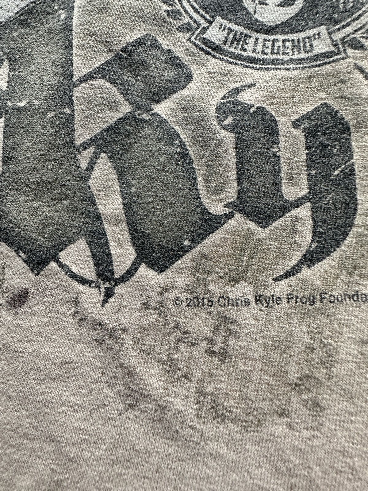 Vintage Vintage Y2K Chris Kyle Skull Graphic Tee Size US M / EU 48-50 / 2 - 4 Thumbnail