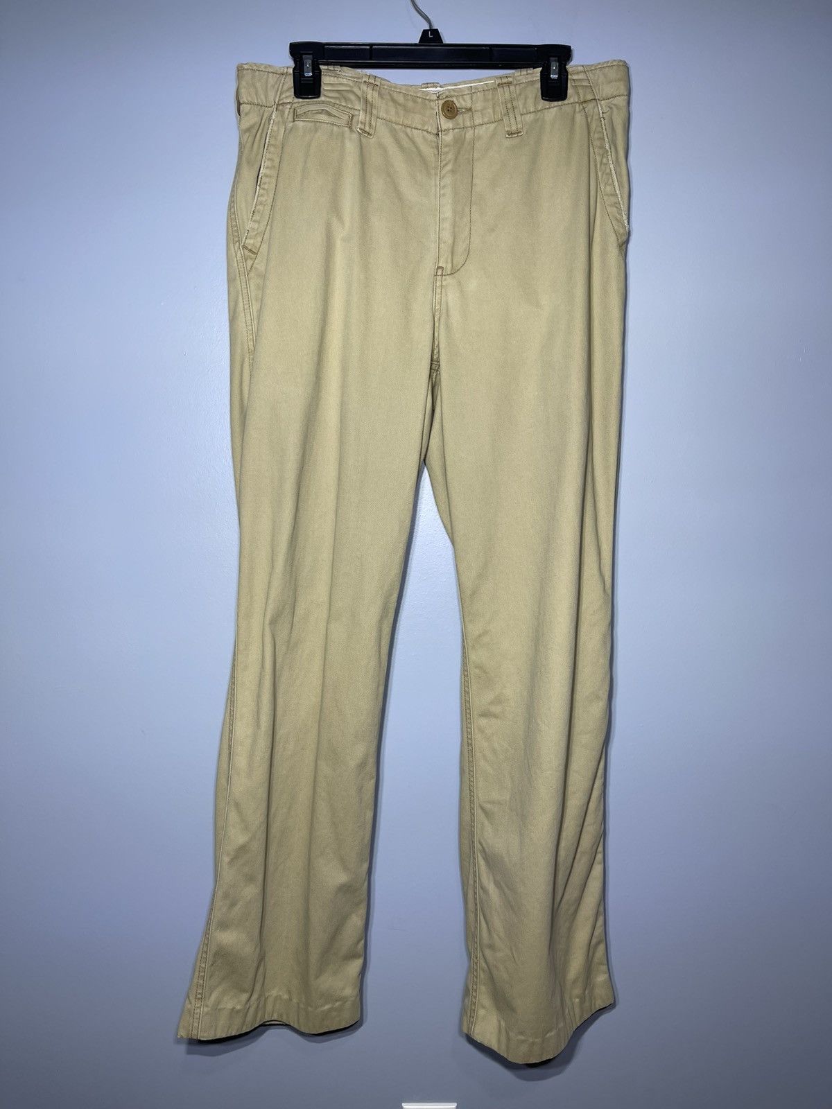 Aeropostale Vintage Aeropostale Chinos Men Sz 31x32 Beige Flare Straight Size US 31 - 2 Thumbnail
