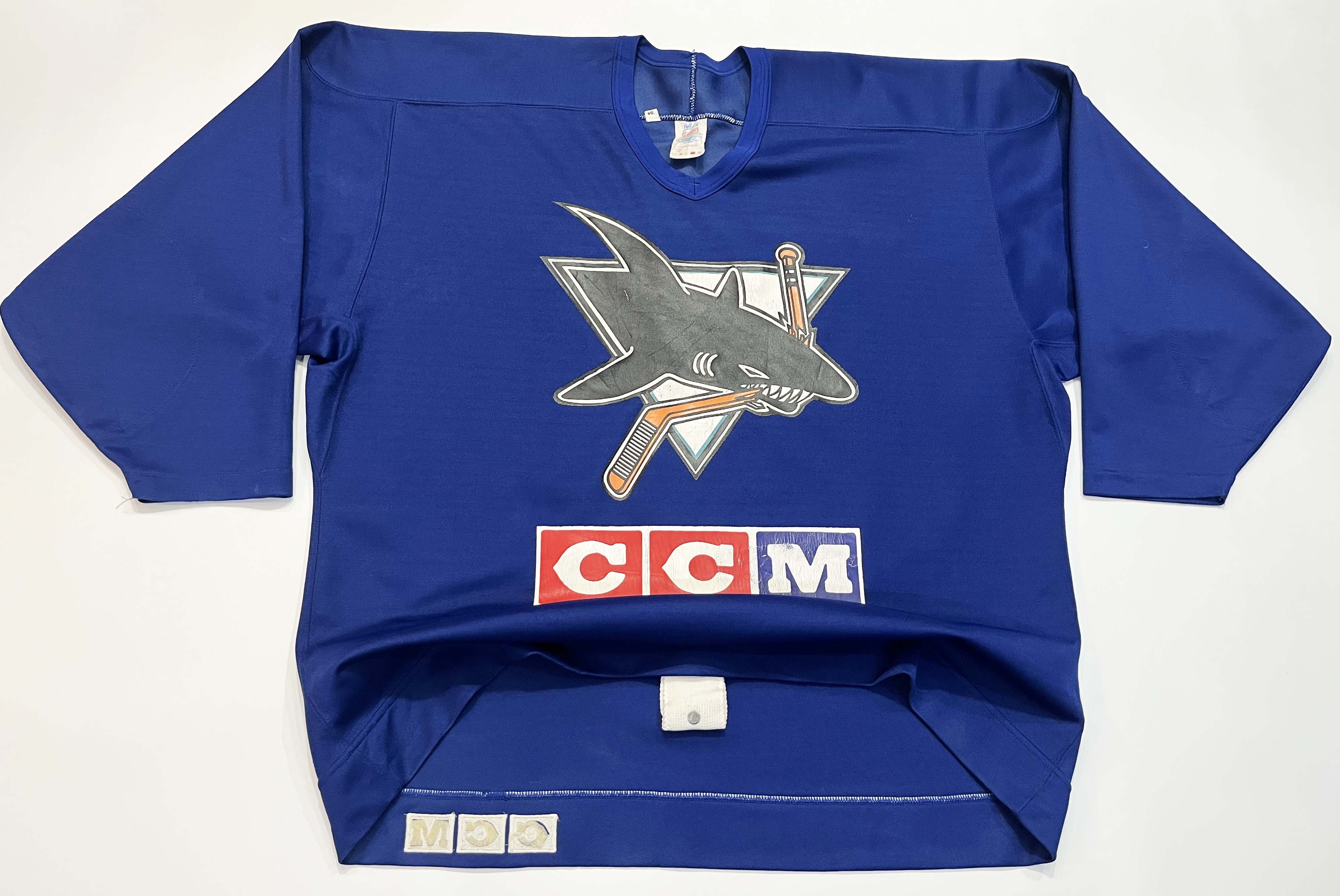 NHL Vintage CCM Maska San Jose Sharks Practice NHL Hockey Jersey Size US L / EU 52-54 / 3 - 1 Thumbnail