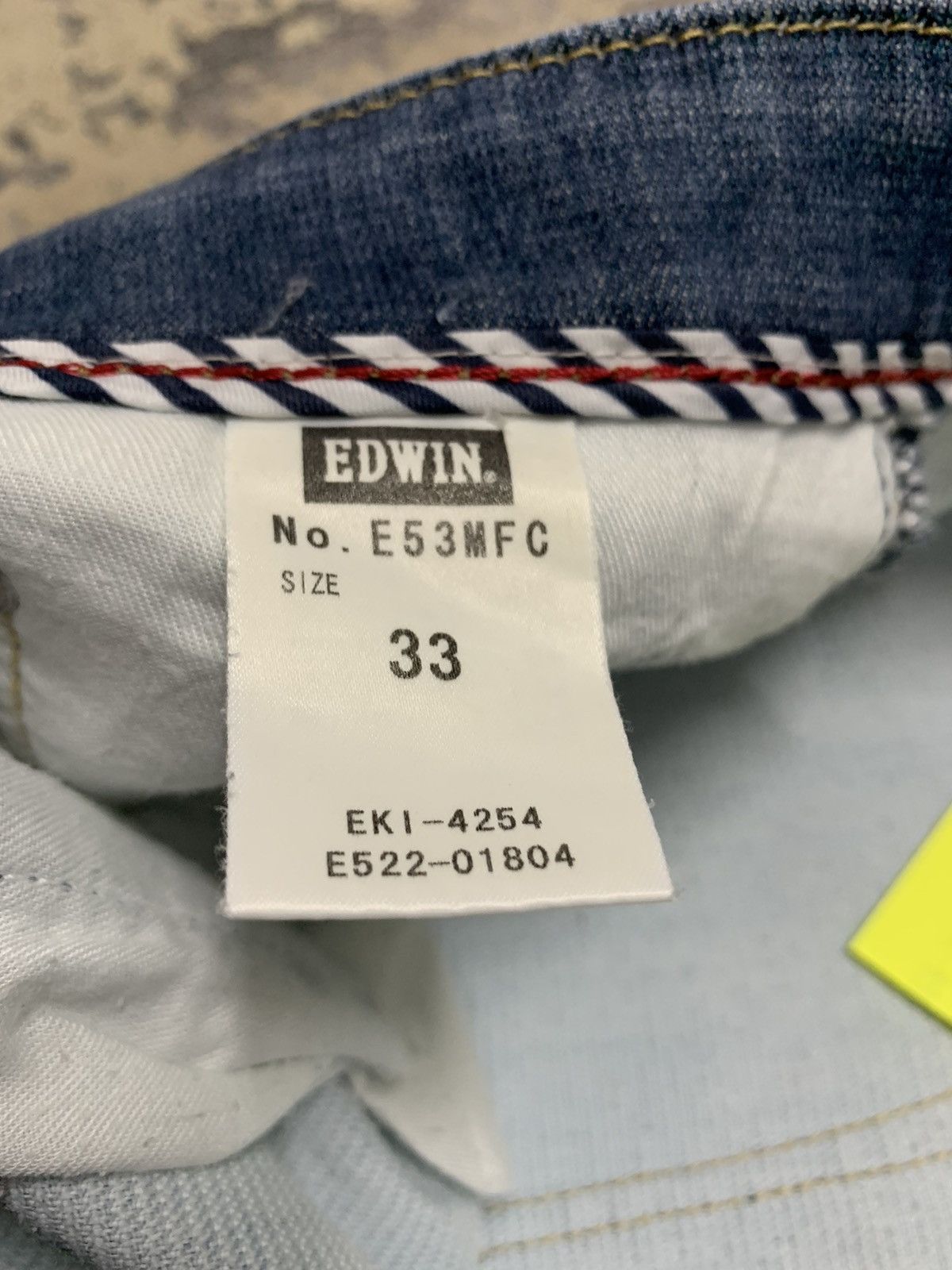 Edwin Edwin 503 Made In Japan Distressed Denim Jeans W33 Size US 33 - 15 Thumbnail