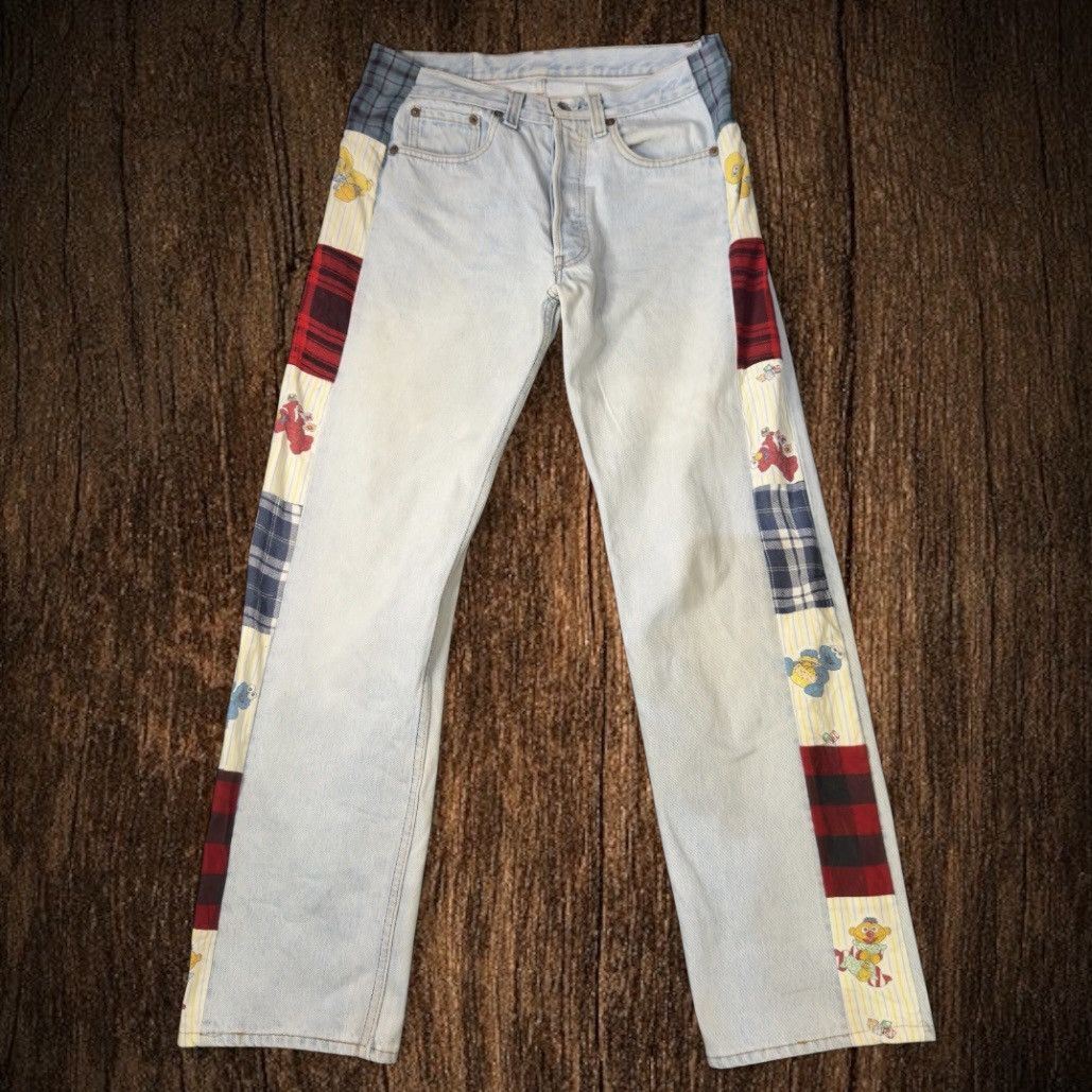 Levi's Vintage 90s Levis Rework Patch Denim W31 Size US 31 - 1 Thumbnail