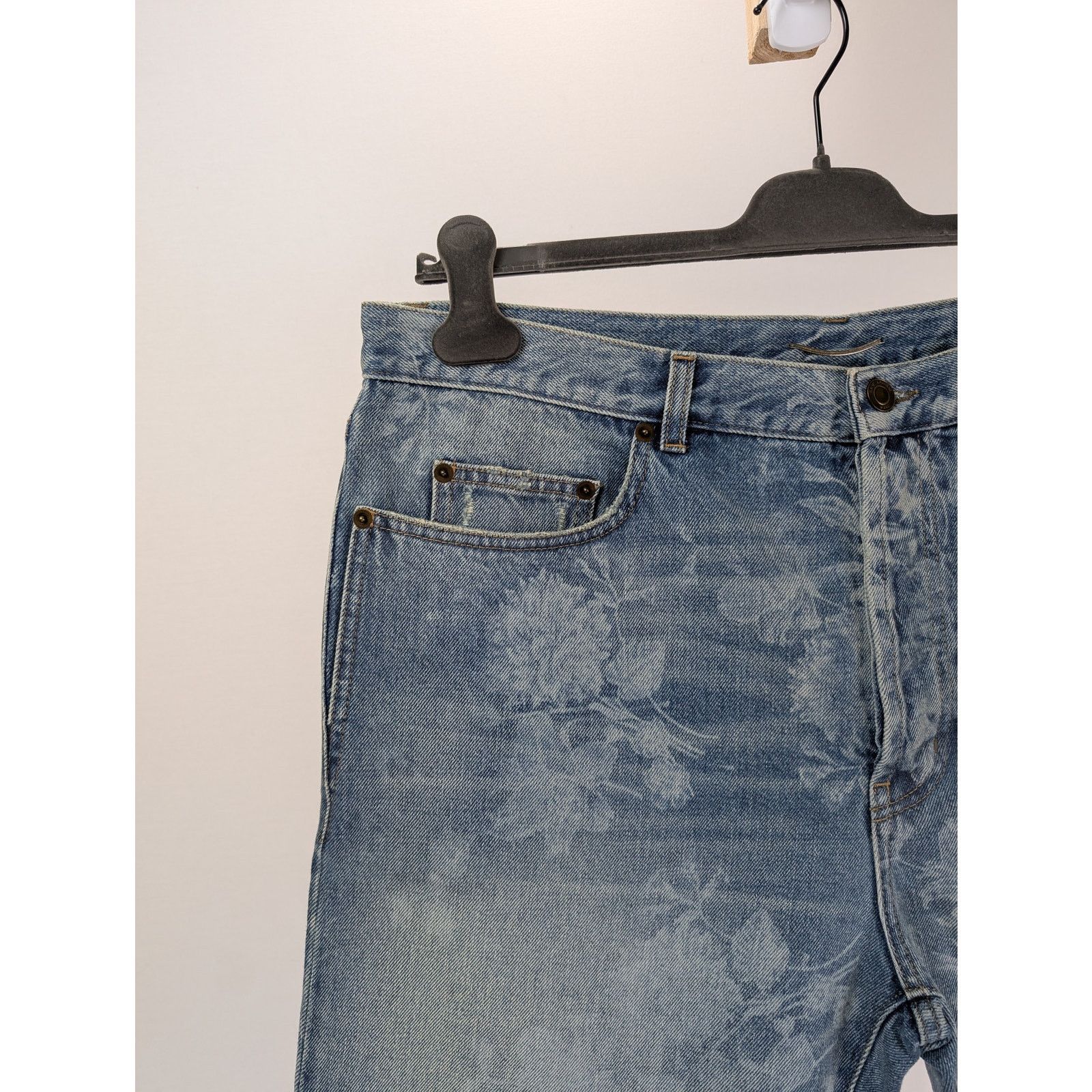 Saint Laurent Paris o1rshd1 Denim Short Straight in Florida Blue Size US 34 / EU 50 - 5 Thumbnail