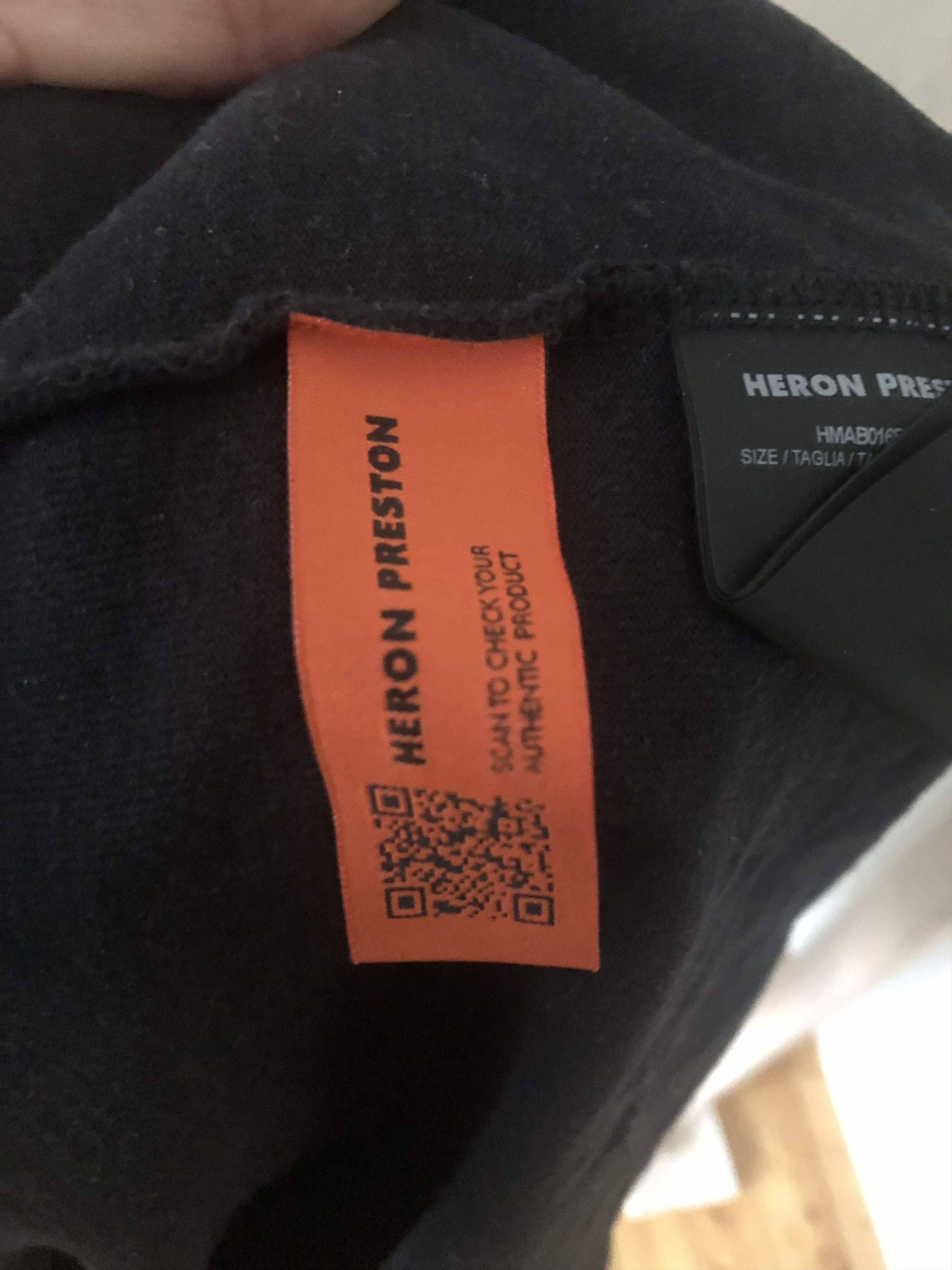 Heron Preston Heron Preston oversized long black thin sweatshirt Size US XL / EU 56 / 4 - 9 Thumbnail