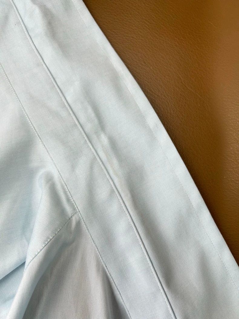 Louis Vuitton Louis Vuitton Sky blue beaded logo short sleeve shirt Size US L / EU 52-54 / 3 - 7 Thumbnail