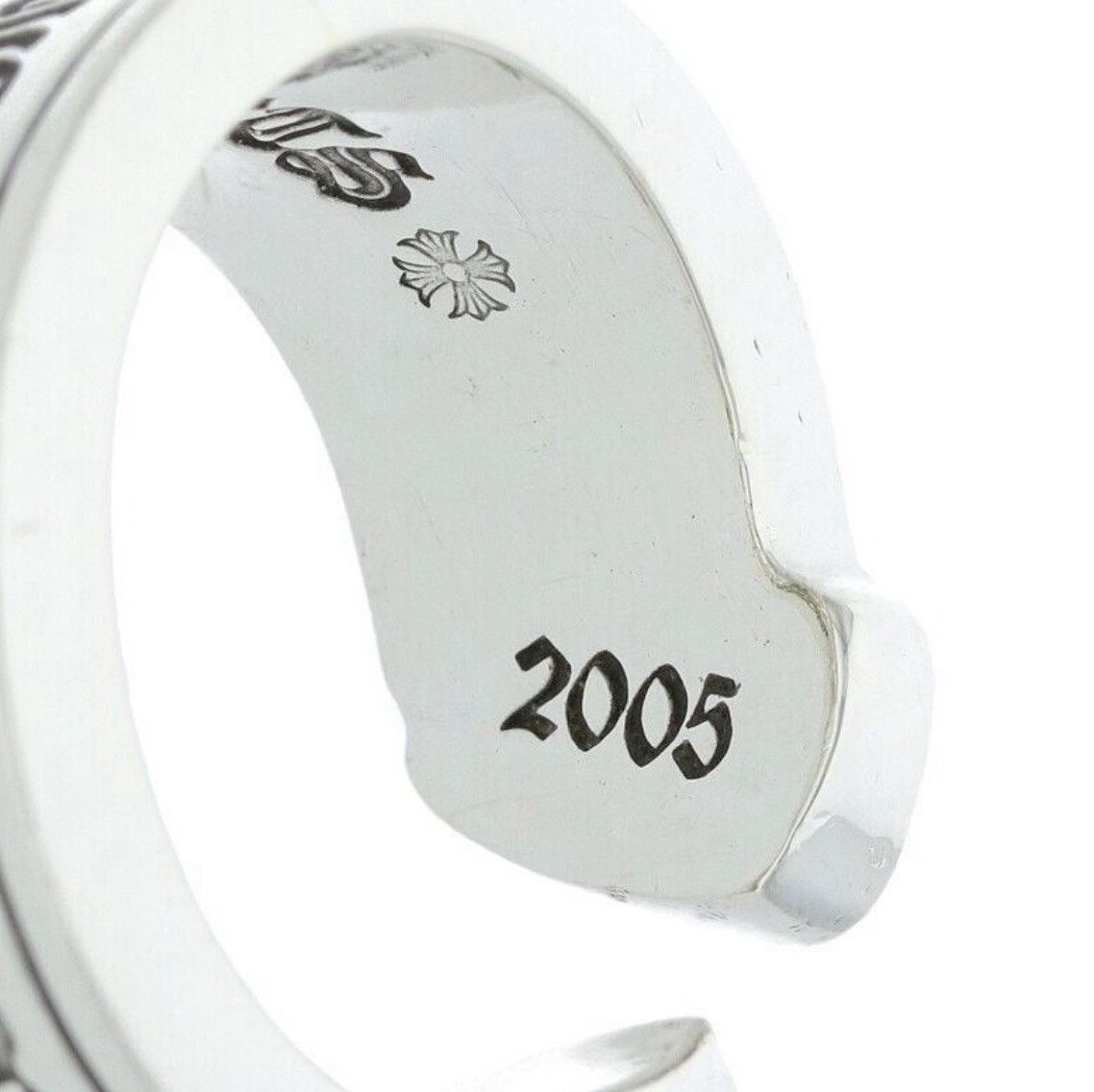 Chrome Hearts Chrome Hearts Large Scroll Label Silver Ring Size ONE SIZE - 4 Thumbnail