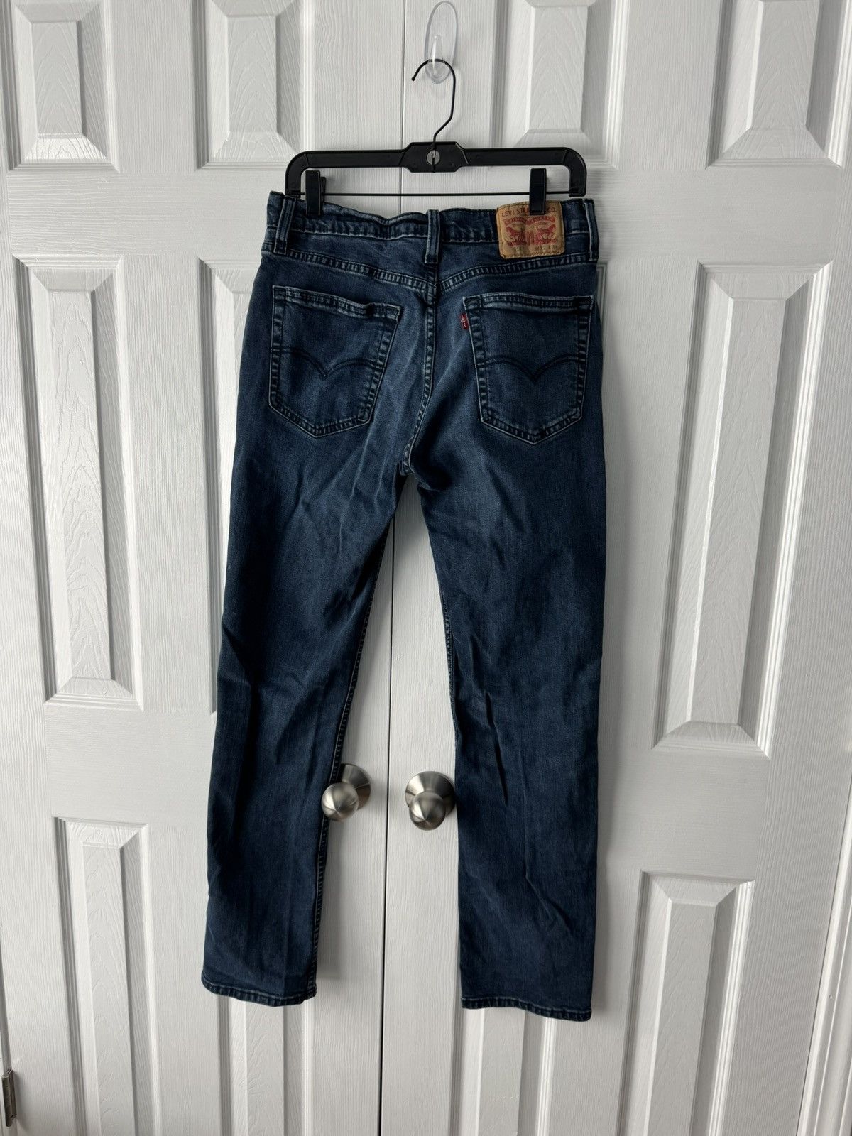 Levi's Levi's 514 Straight Fit Dark Wash Jeans 32x34 Size US 32 / EU 48 - 3 Thumbnail