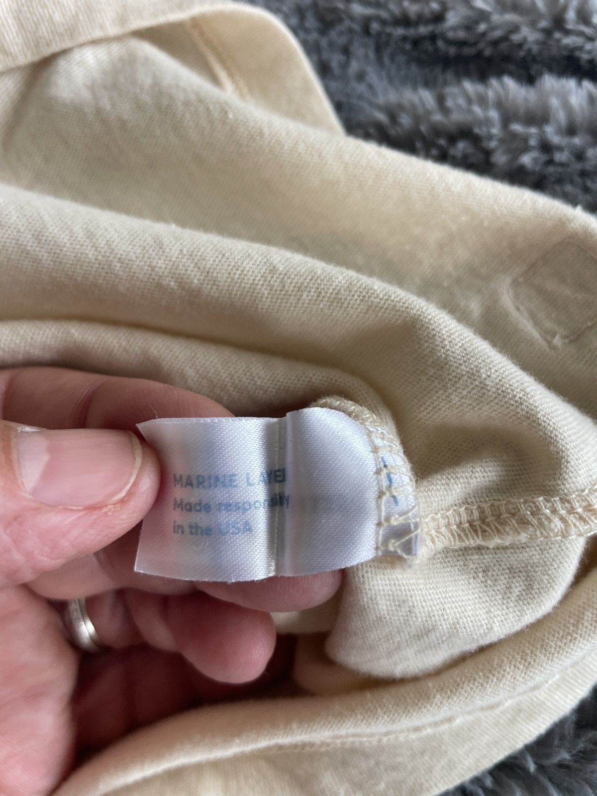 Marine Layer Recycled Cotton Crewneck tee Nwot Size US L / EU 52-54 / 3 - 4 Thumbnail