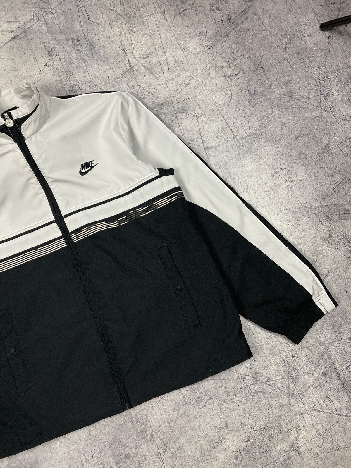 Nike Vintage Nike Streetwear y2k Drill Track Top Jacket Size US M / EU 48-50 / 2 - 4 Thumbnail
