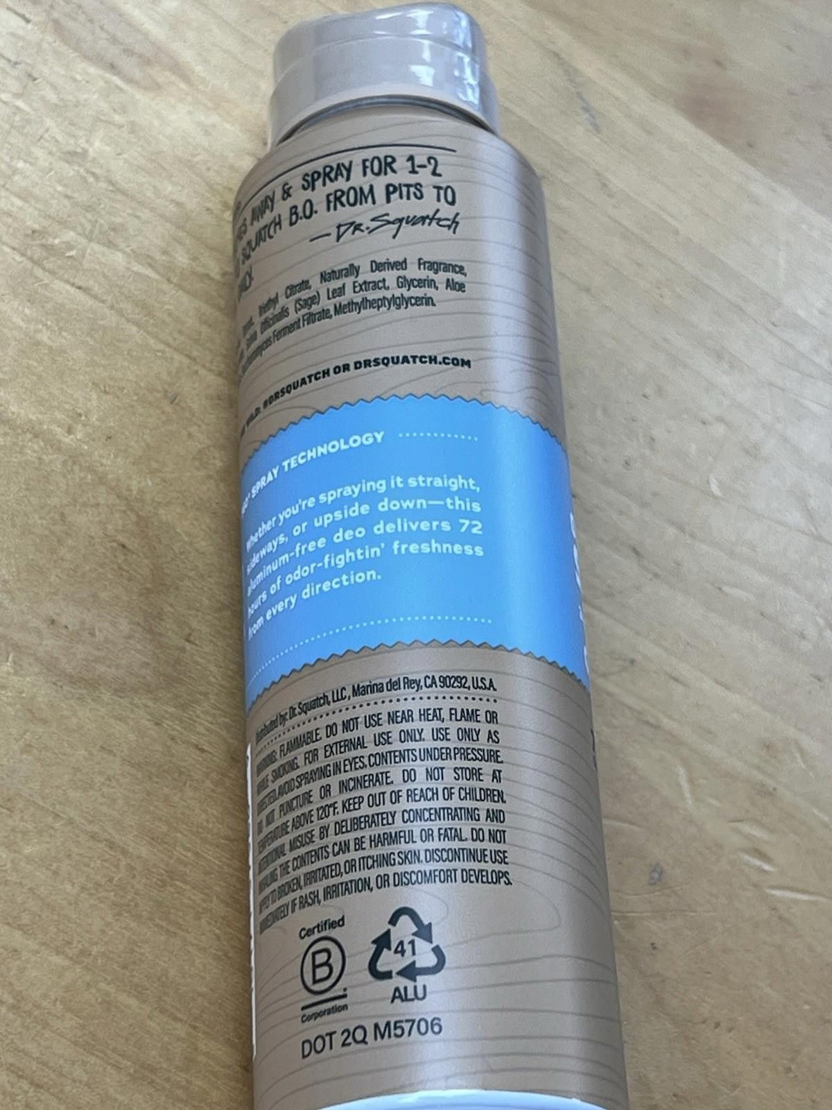Other Dr Squatch Spray Deodorant Coastal Mist 72 Hour 4 Oz Size ONE SIZE - 10 Thumbnail