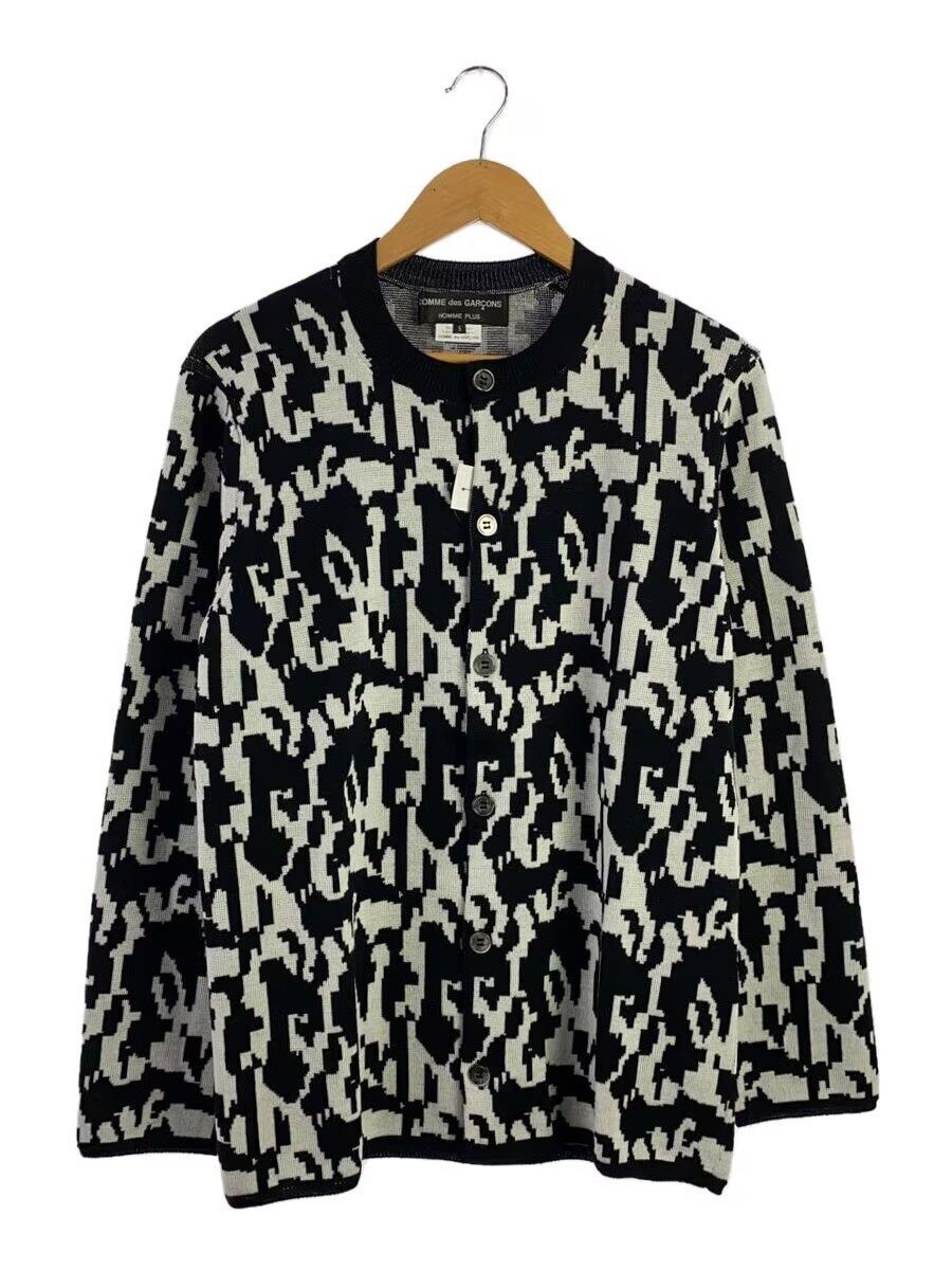 Comme des Garcons × Comme des Garcons Homme Plus All Over Pattern Wool Knit Cardigan Size US S / EU 44-46 / 1 - 1 Thumbnail