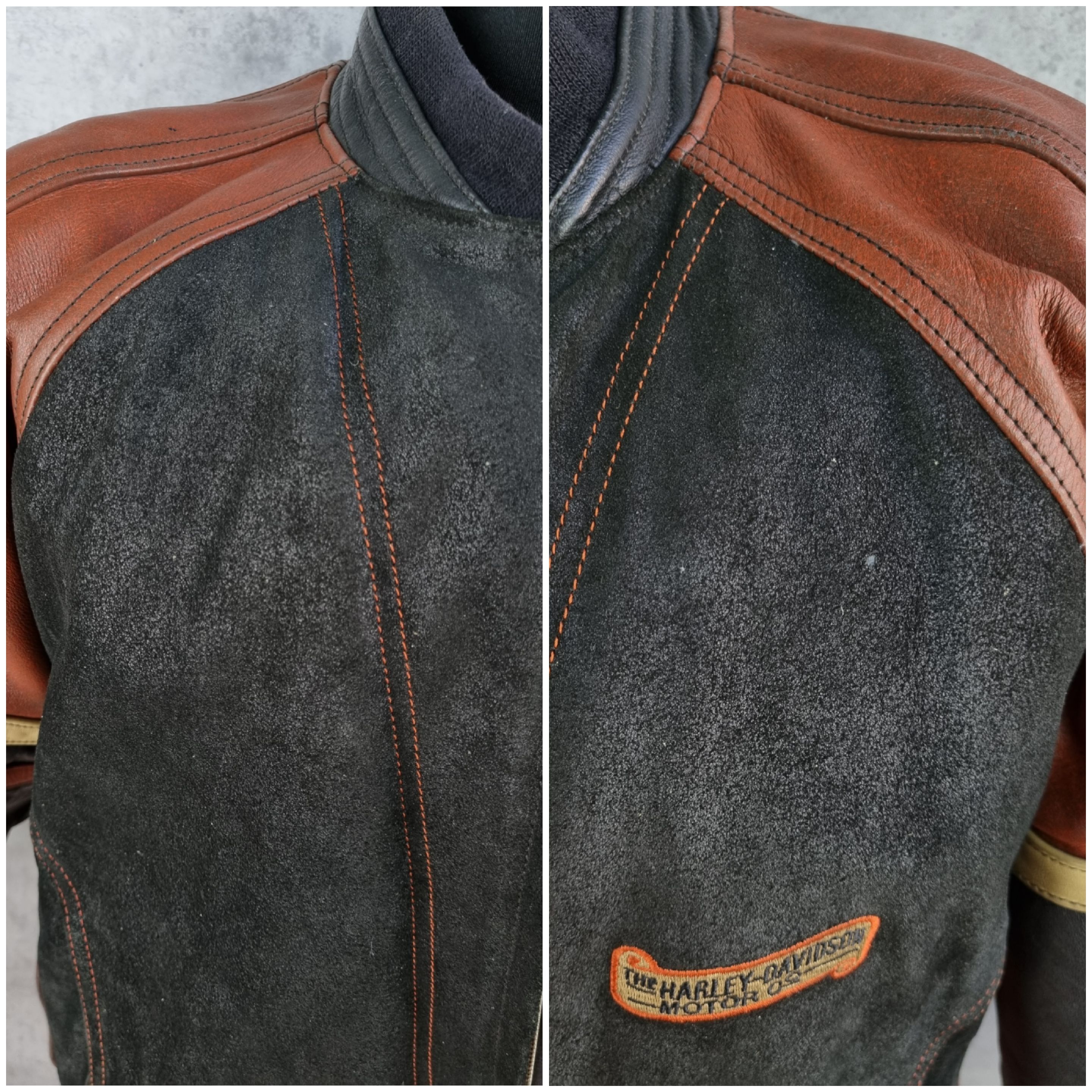 Harley Davidson Vintage Legendary Iconic Harley Davidson Leather Moto Jacket Size US L / EU 52-54 / 3 - 11 Thumbnail