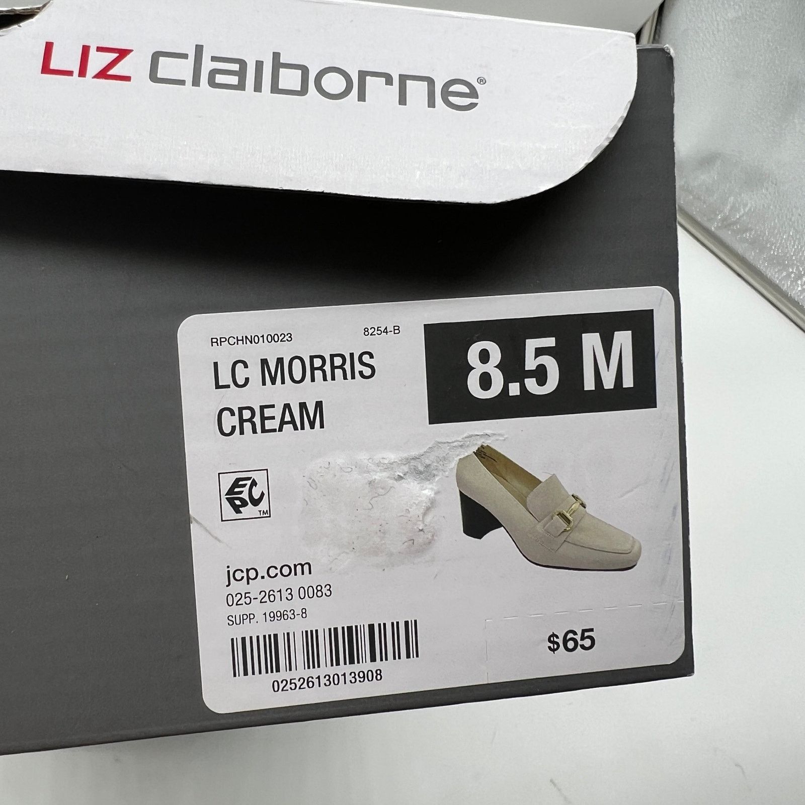 Other Liz Claiborne Morris Faux Leather Cream Heels Size 8.5M Size US 8.5 / IT 38.5 - 14 Thumbnail