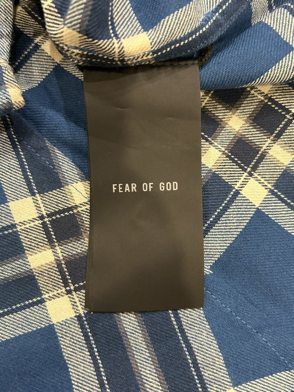 Fear of God Fear Of God Flannel Quarter Button Up Shirt Size US XL / EU 56 / 4 - 4 Thumbnail