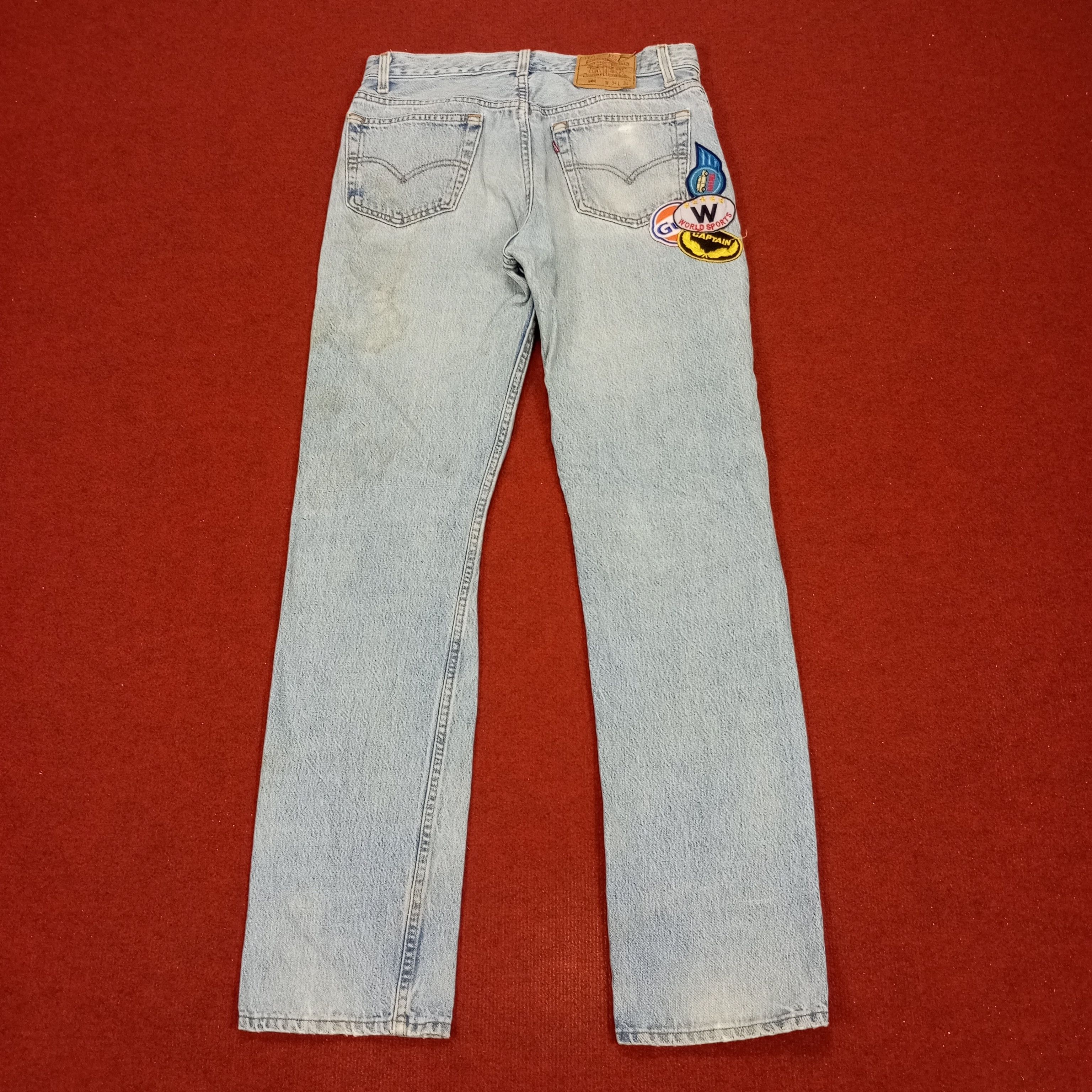 Levi's × Vintage Levis Fashion Style Custom Design Distressed Jeans Size US 33 - 4 Thumbnail