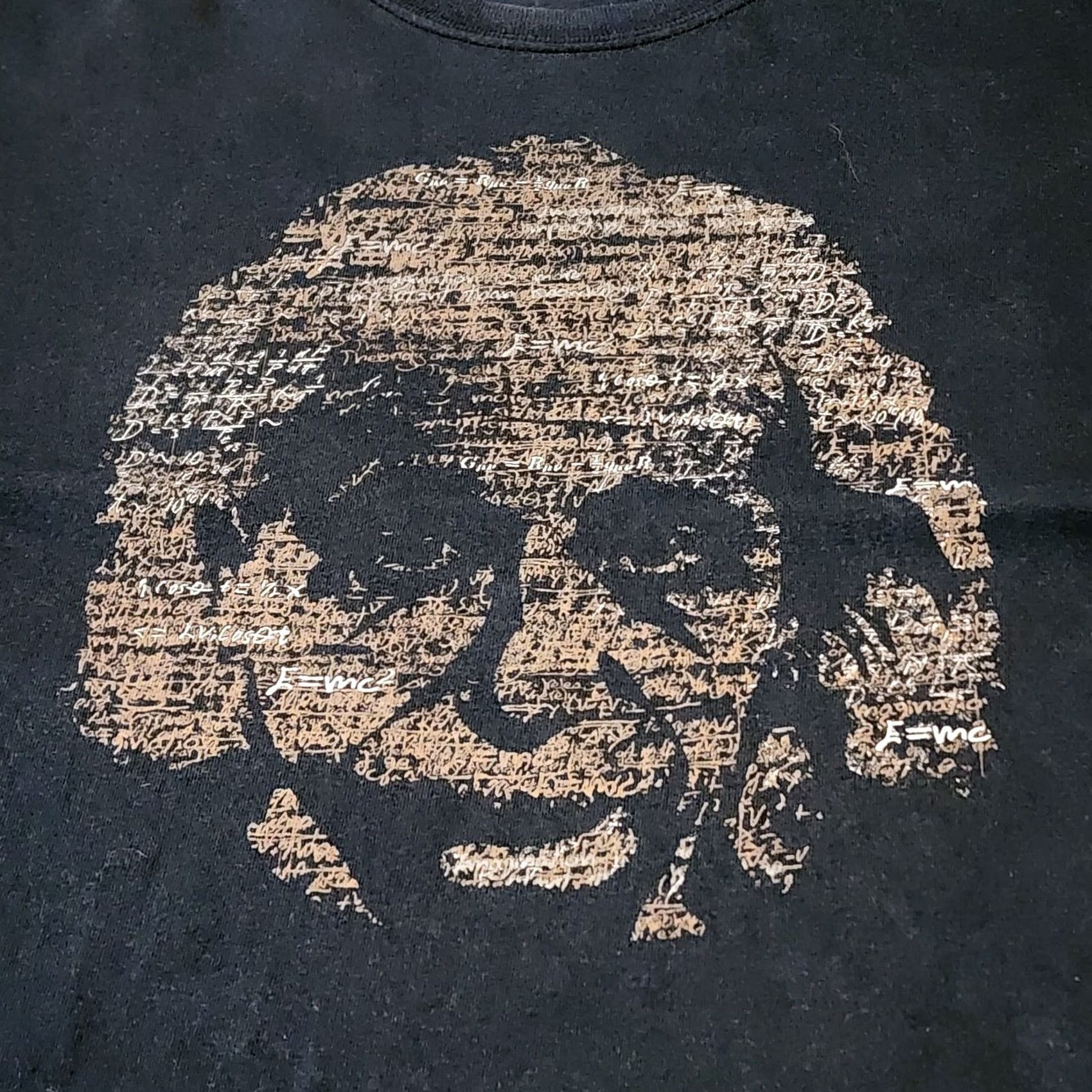 Gildan VINTAGE Albert Einstein Tee Large Scientist Germany Atom Bomb T-Shirt Men Black Gildan Size US L / EU 52-54 / 3 - 2 Thumbnail