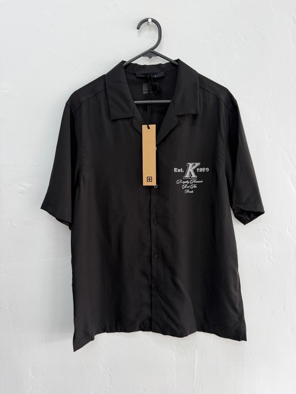 Ksubi new ksubi medium m short sleeve resort shirt lock up black Size US M / EU 48-50 / 2 - 4 Thumbnail